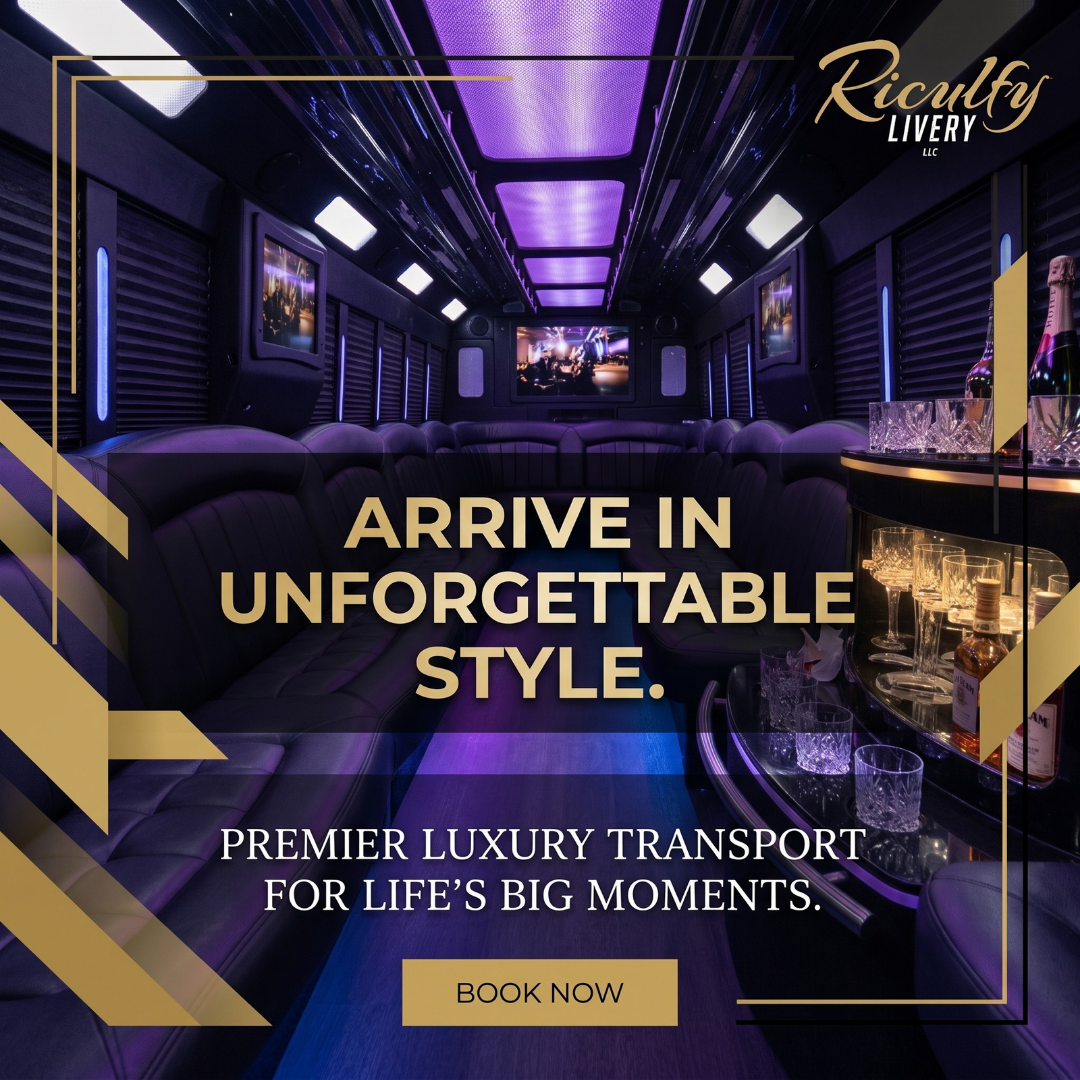 Riculfy Livery, Party Bus & Tuxedo Facebook ad