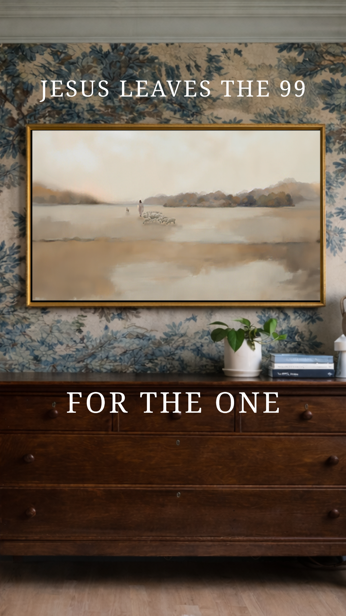 Light Your Home Facebook ad: Neutral, Meaningful Christian Art