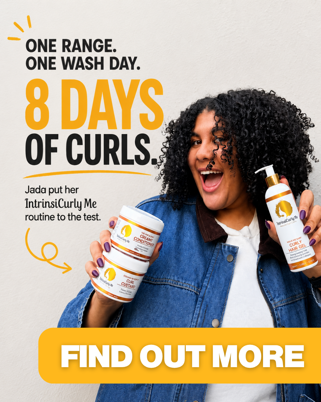 IntrinsiCurly Me Facebook ad: Curl Styling Combo
