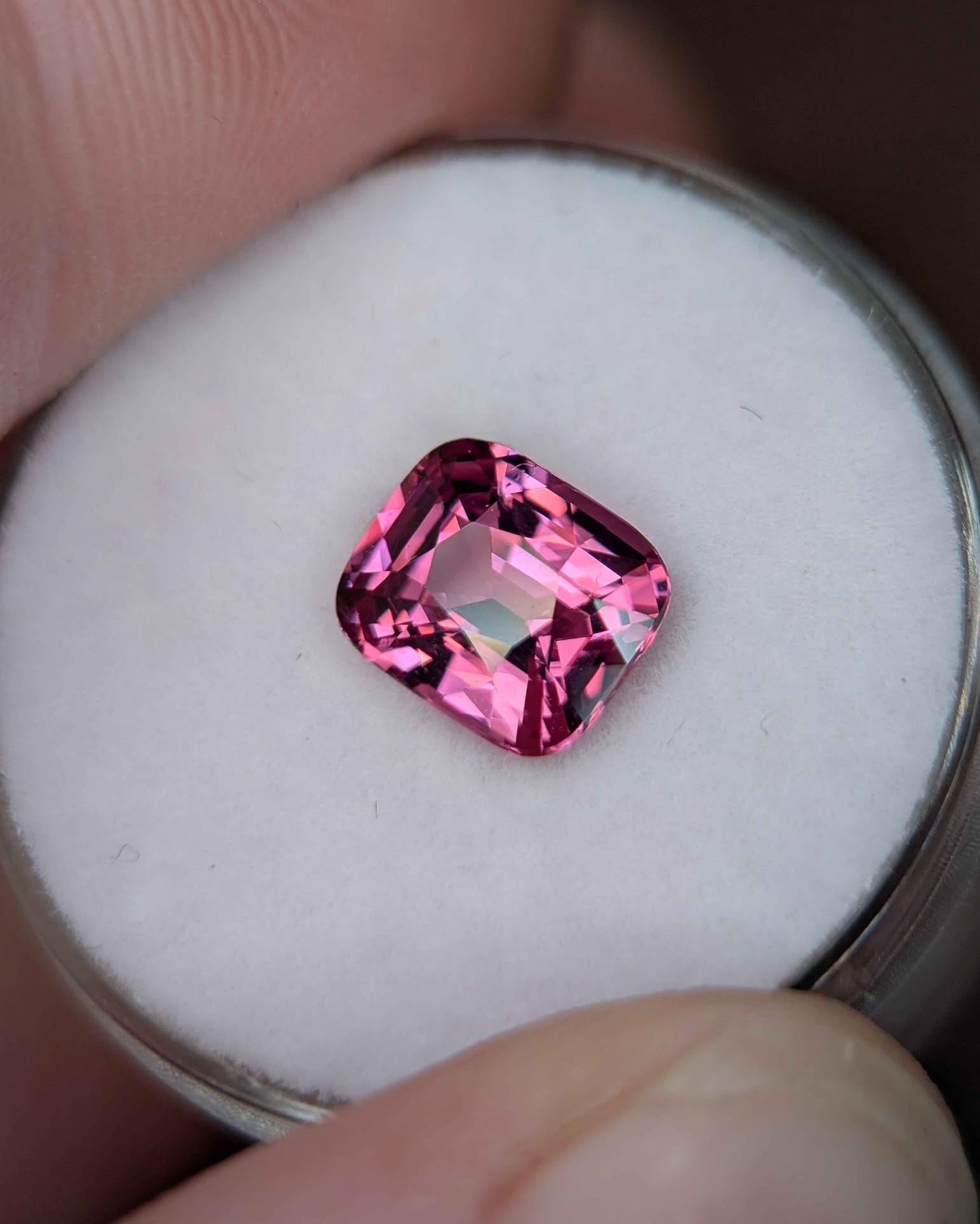 Nic Madsen Facebook ad: Hot Pink 2.35cts African Garnet, On Sale