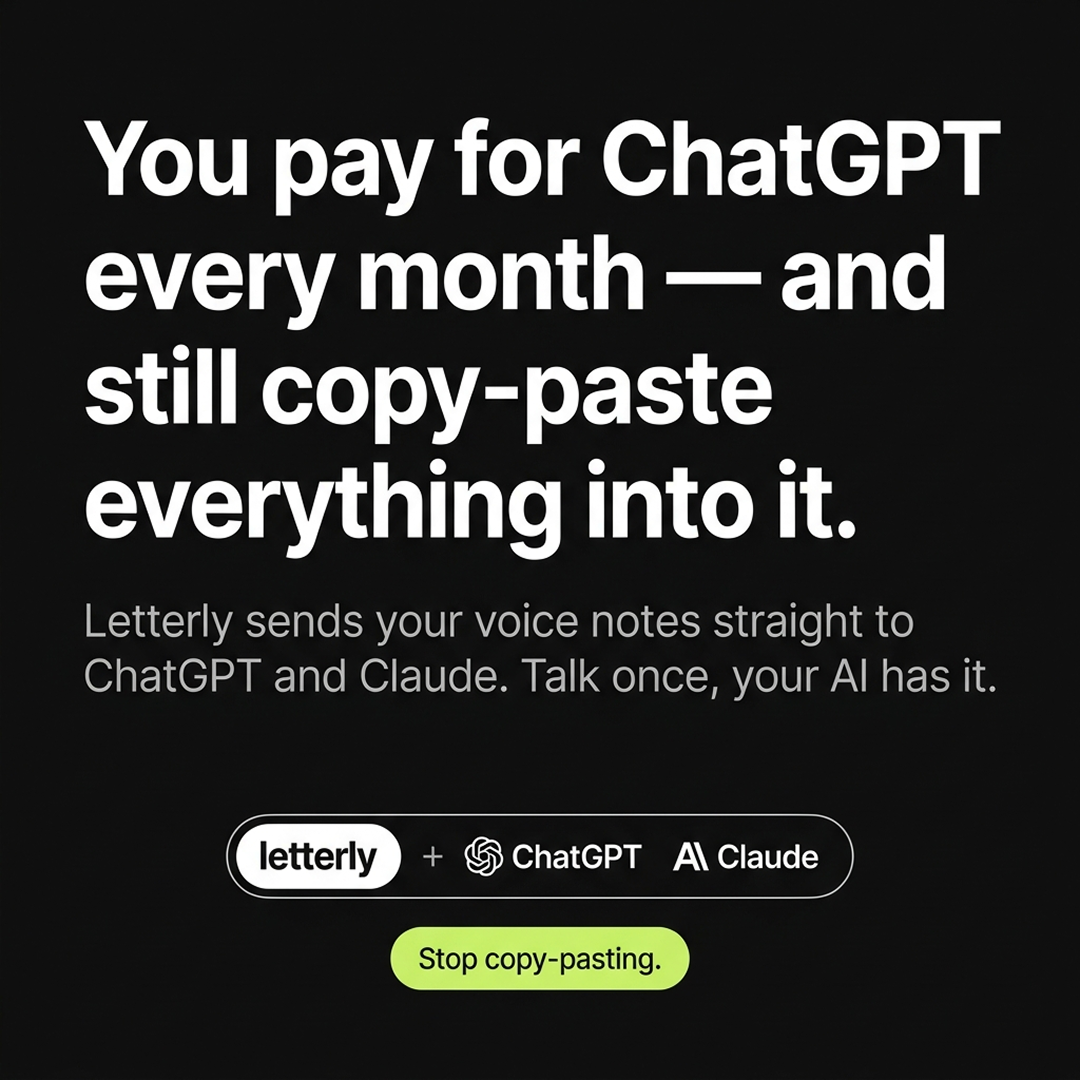 Letterly Facebook ad