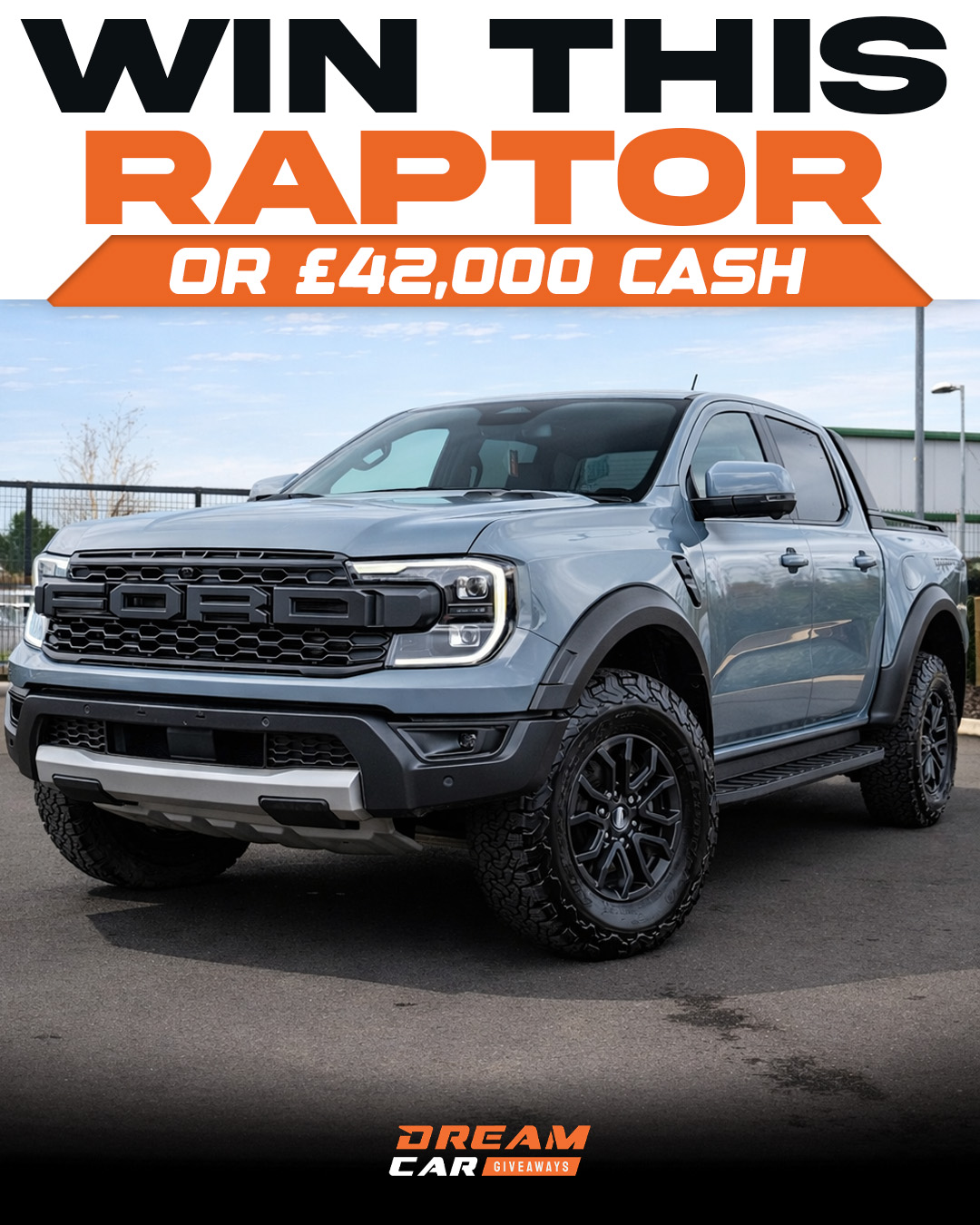 Dream Car Giveaways Facebook ad