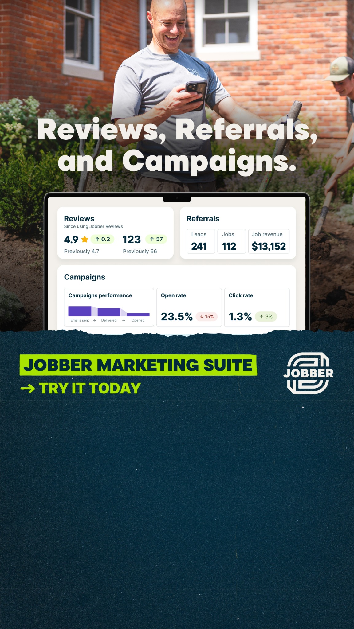 Jobber Facebook ad