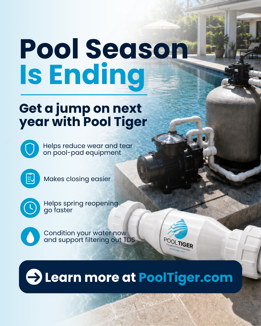Pool Tiger Facebook ad