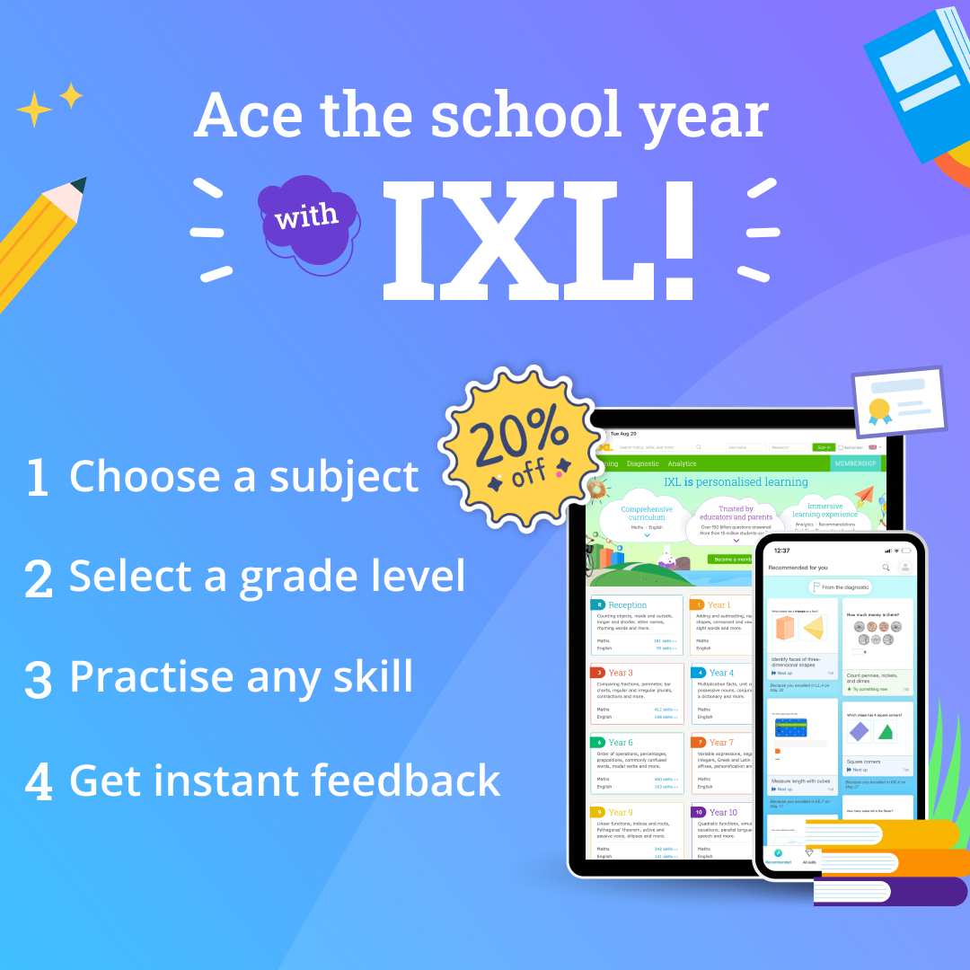 IXL Facebook ad