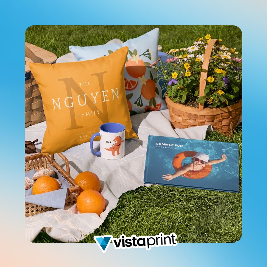 VistaPrint Facebook ad