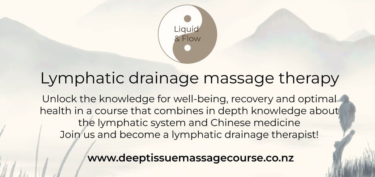 Deep Tissue Massage School Facebook ad: Advanced lymphatic drainage- Taupo