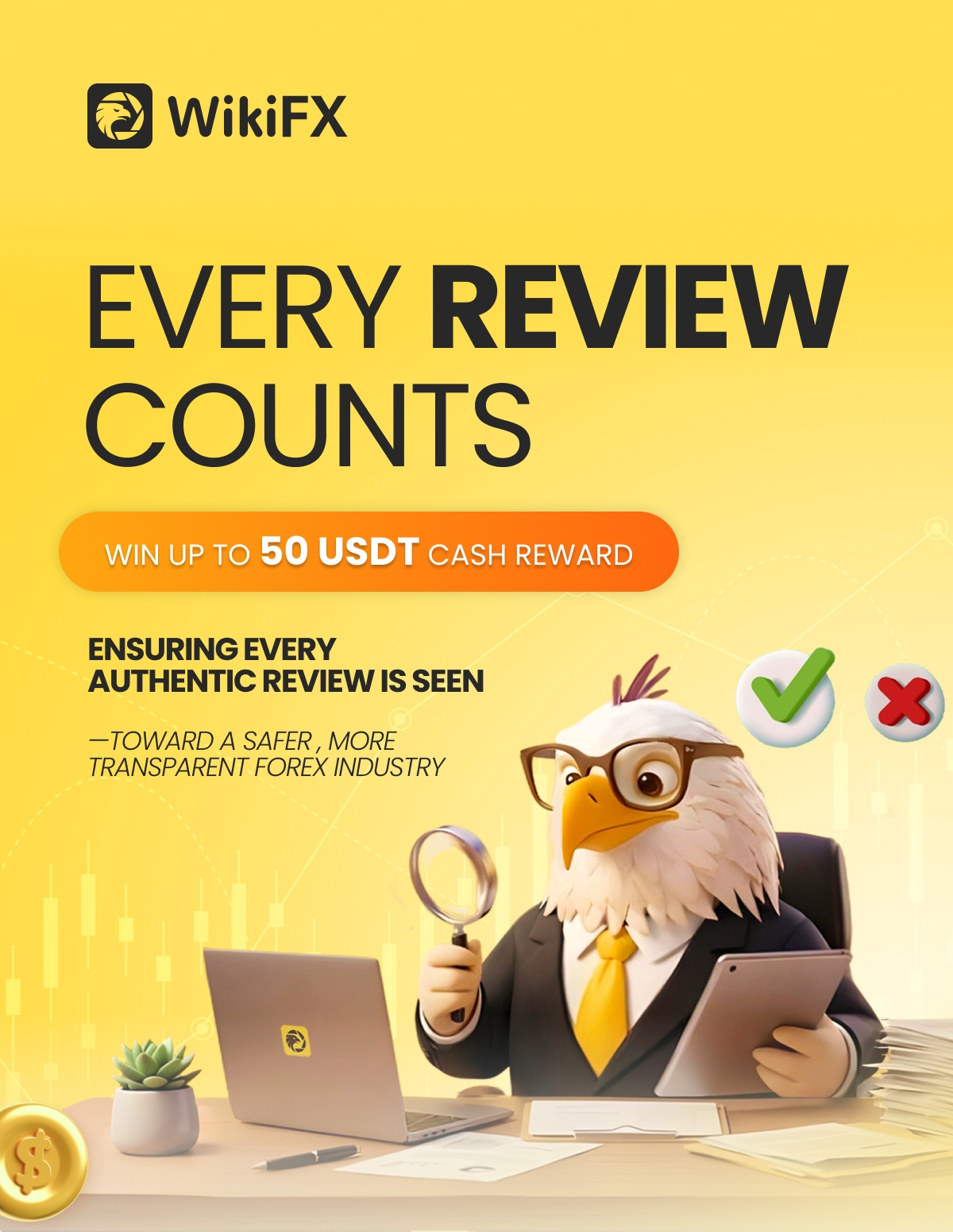 WikiFx APP Facebook ad: Every Review Deserves to Be Seen