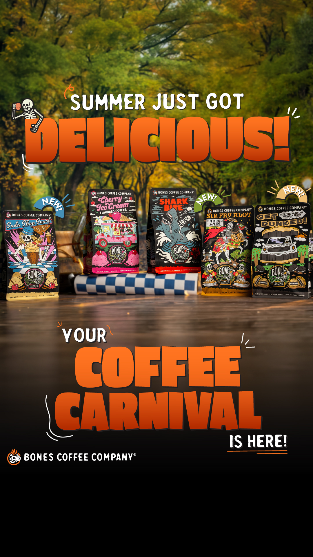 Bones Coffee Company Facebook ad