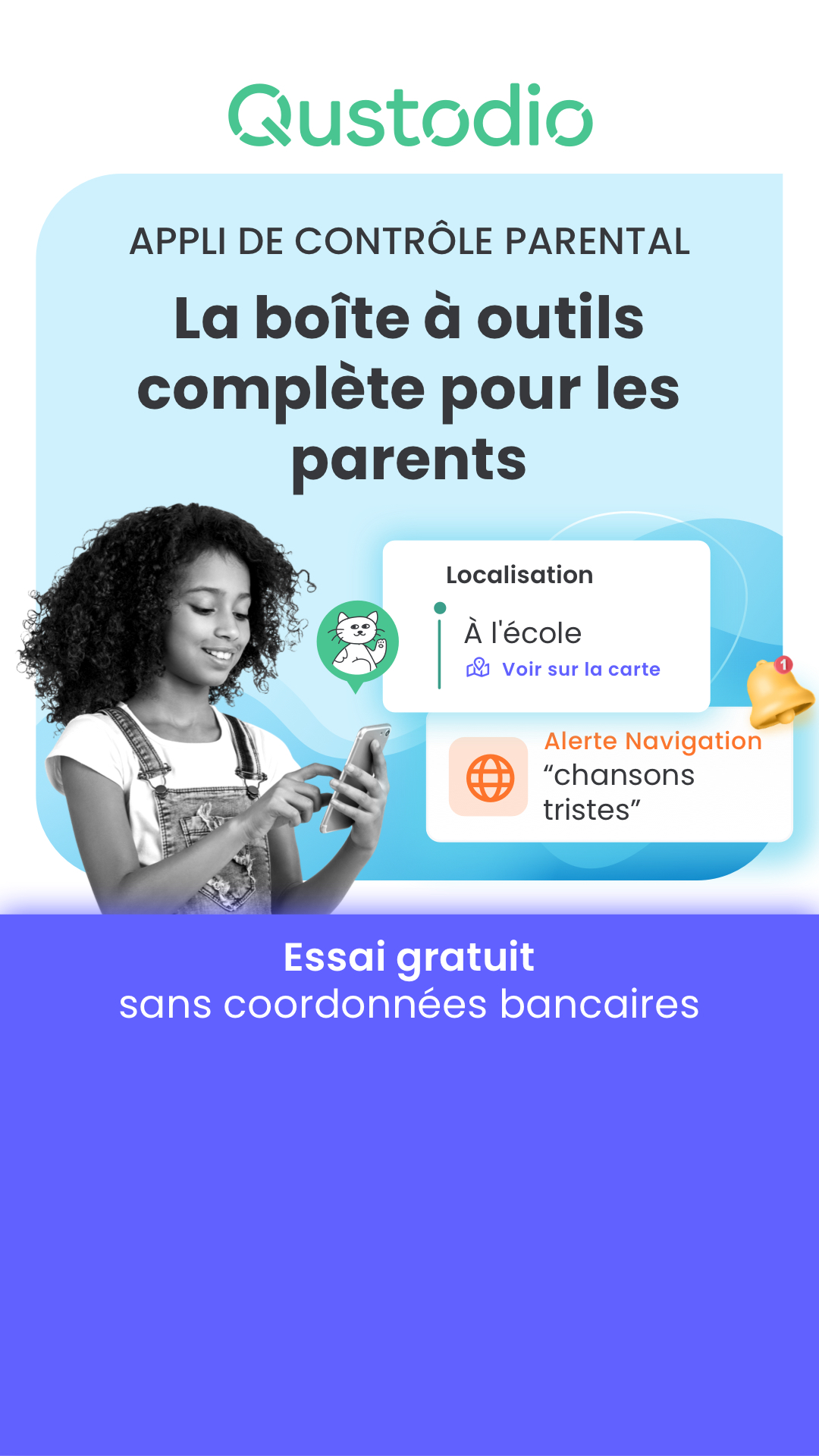 Qustodio Facebook ad