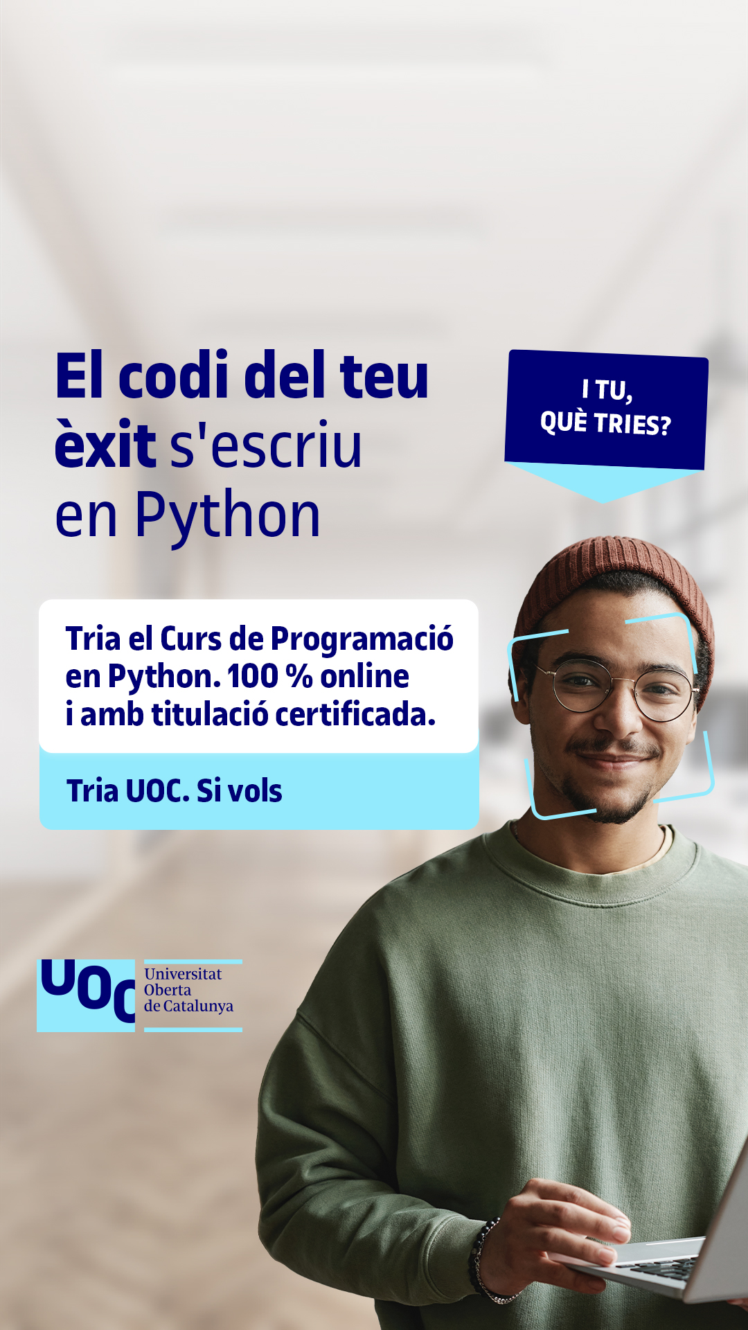 Universitat Oberta de Catalunya (UOC) Facebook ad