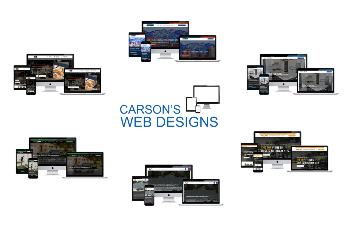 Carson's Web Designs Facebook ad: Web Design & SEO for Brigham City