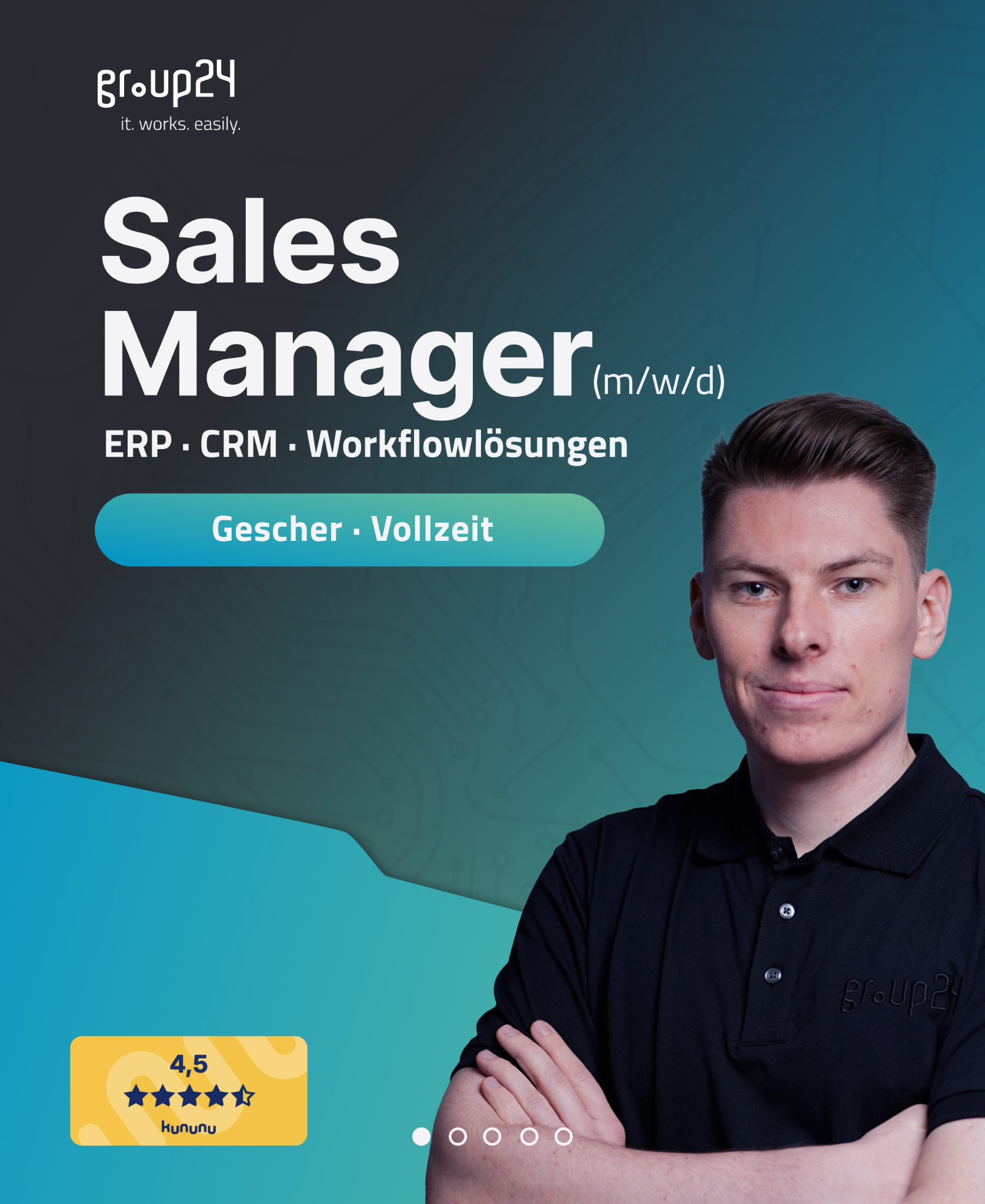 group24 AG Facebook ad: Falls Du Sales nicht als Schnellverkauf verstehst, sondern…