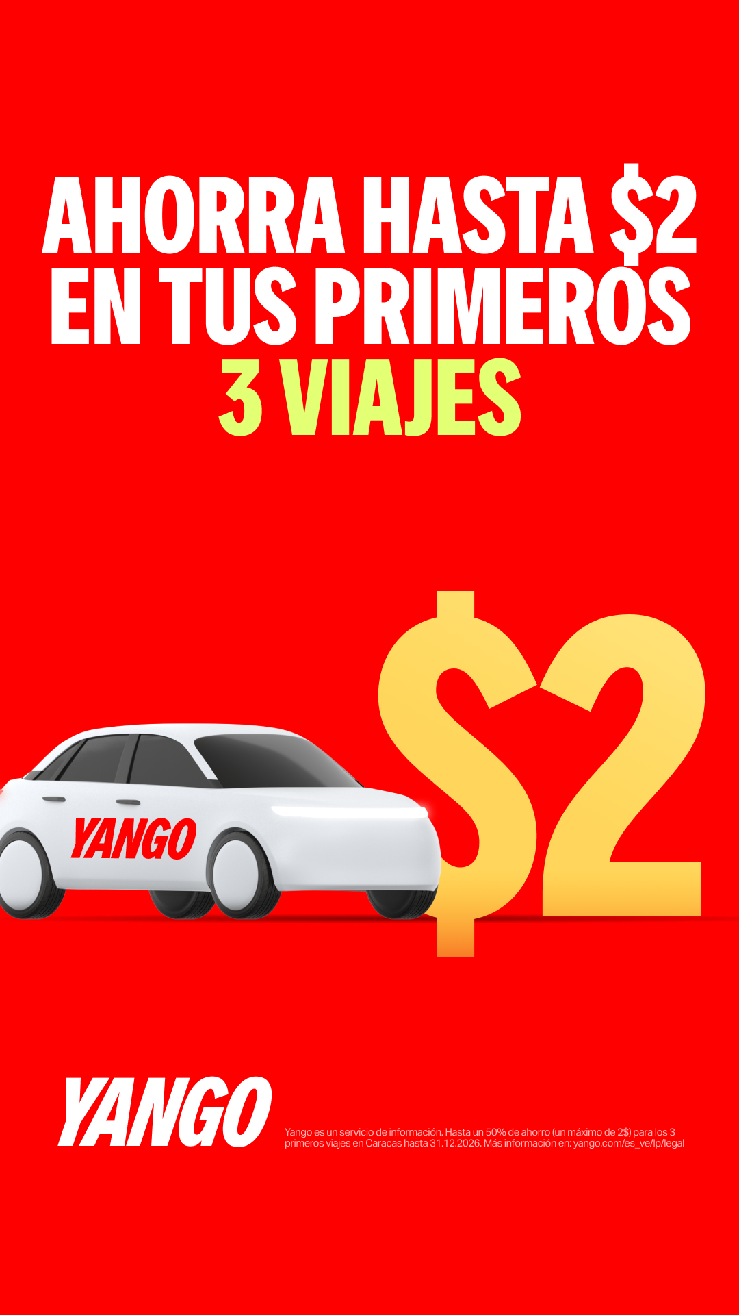 Yango Venezuela Facebook ad from Jan 22, 2026