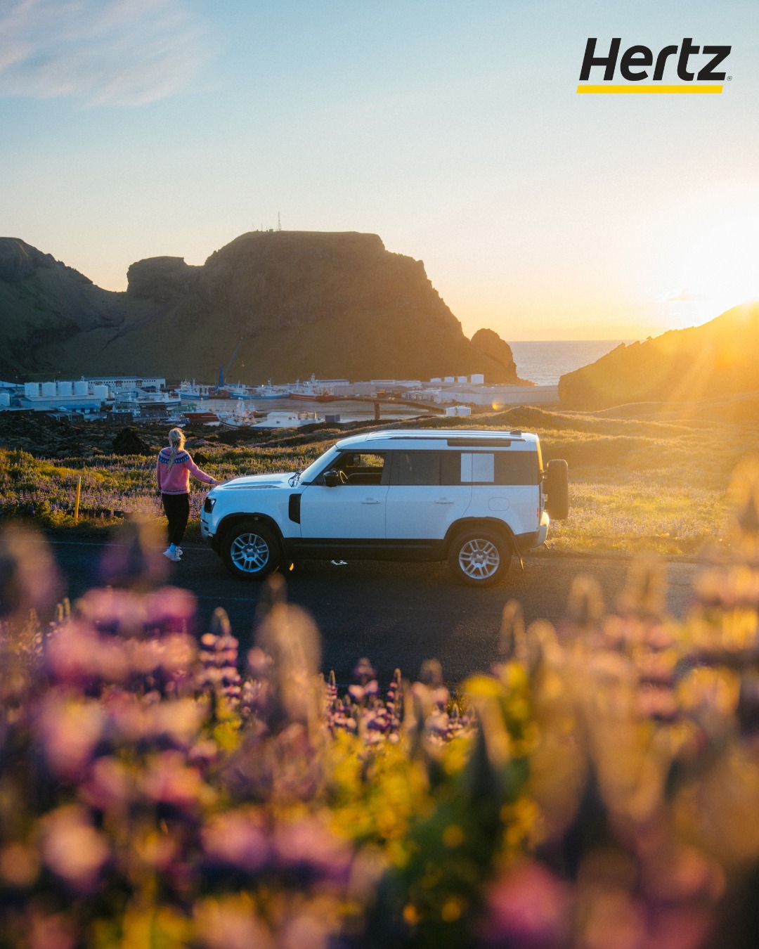 Hertz Iceland Facebook ad from May 13, 2026