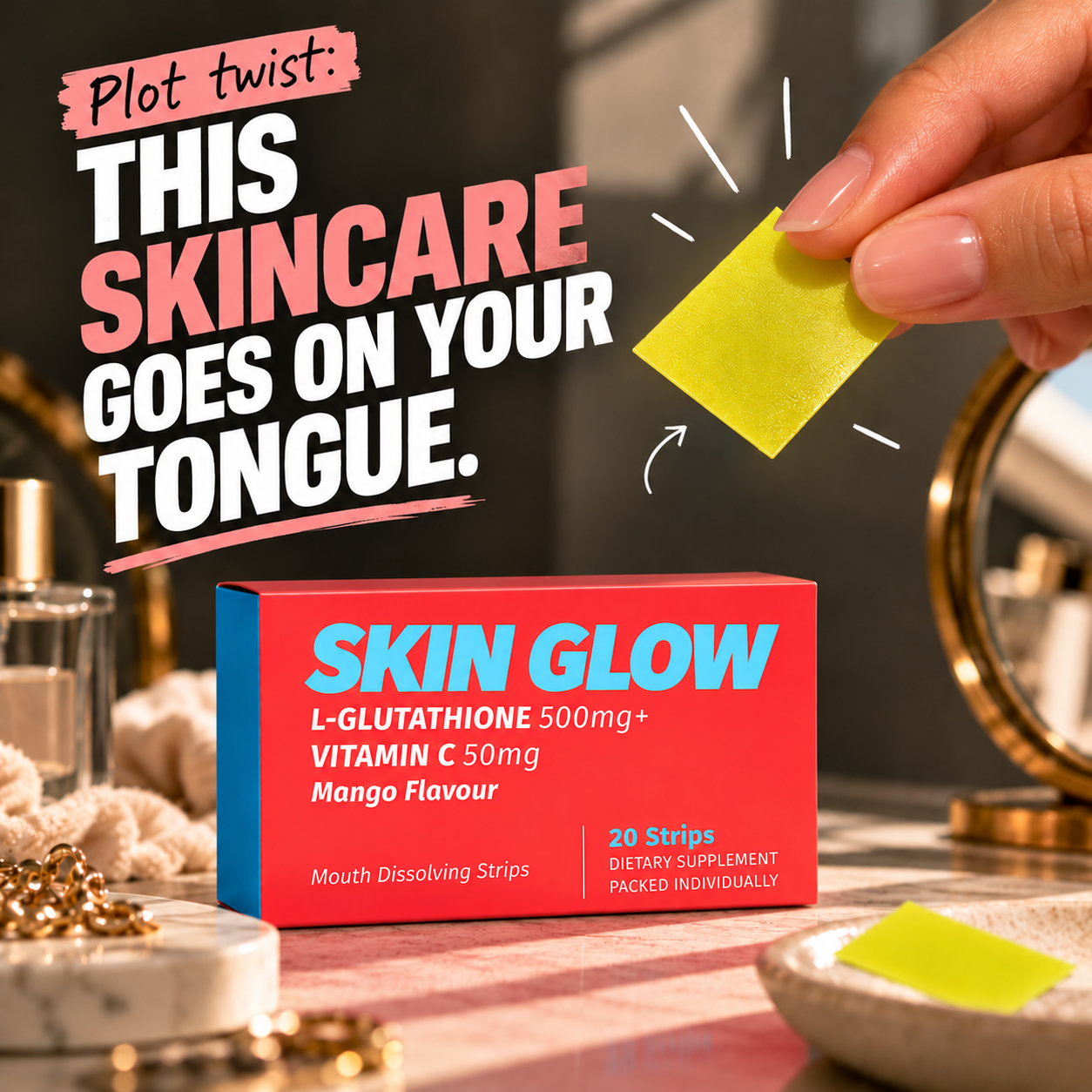 BonAiyu Health Facebook ad: Skincare With A Plot Twist