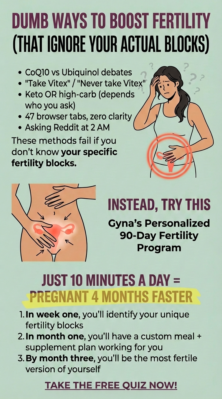 Jess Hathaway Facebook ad: Stop Researching. Start Conceiving.