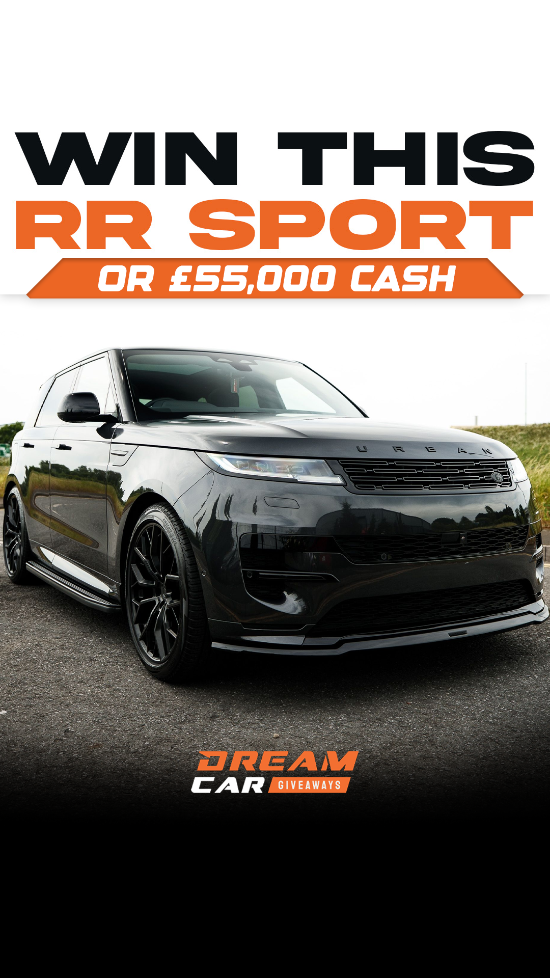 Dream Car Giveaways Facebook ad