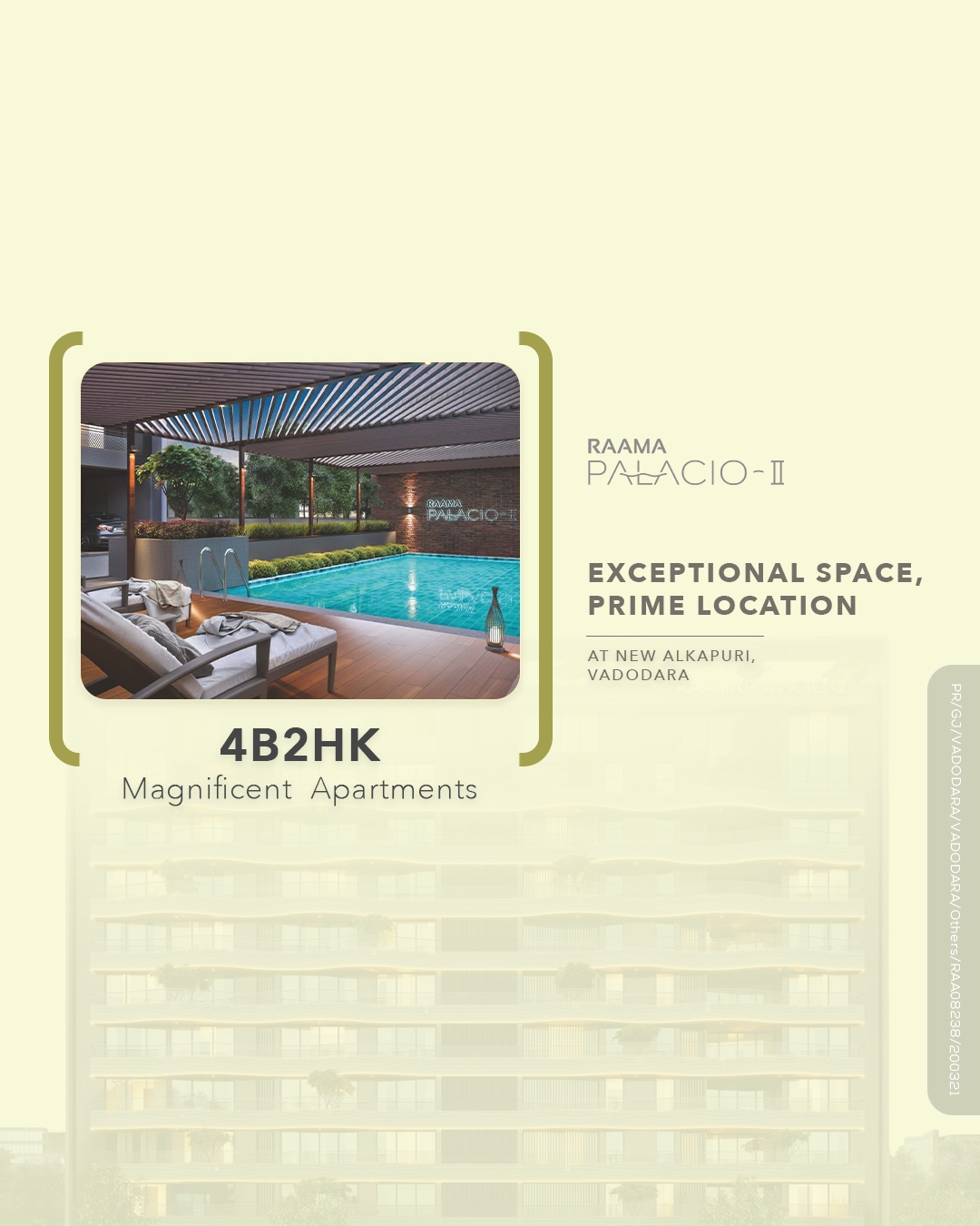 Raamah Group Facebook ad: 4B2HK Magnificent apartment at New Alkapuri, Vadodara