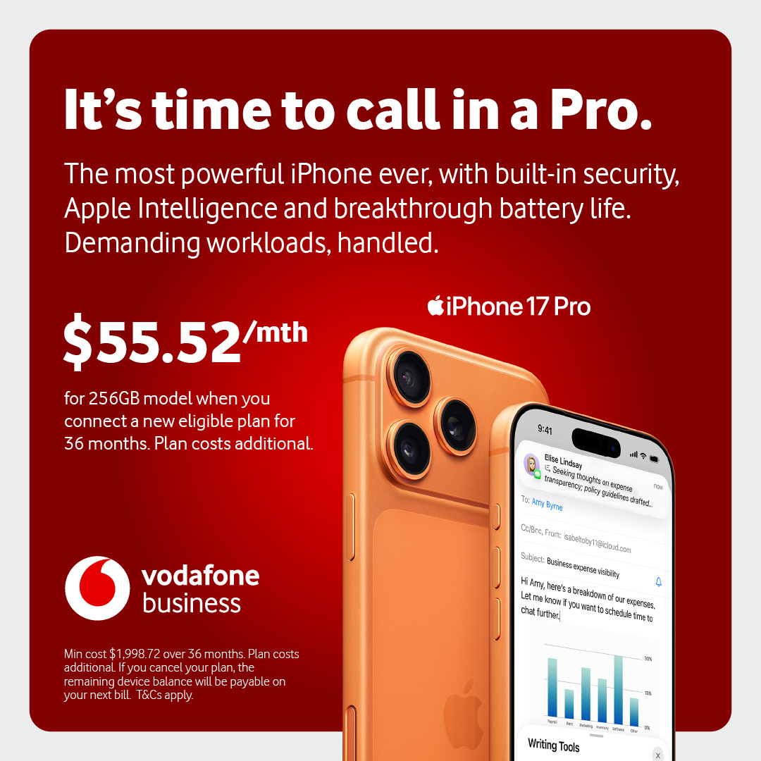 Vodafone Business Australia  Facebook ad