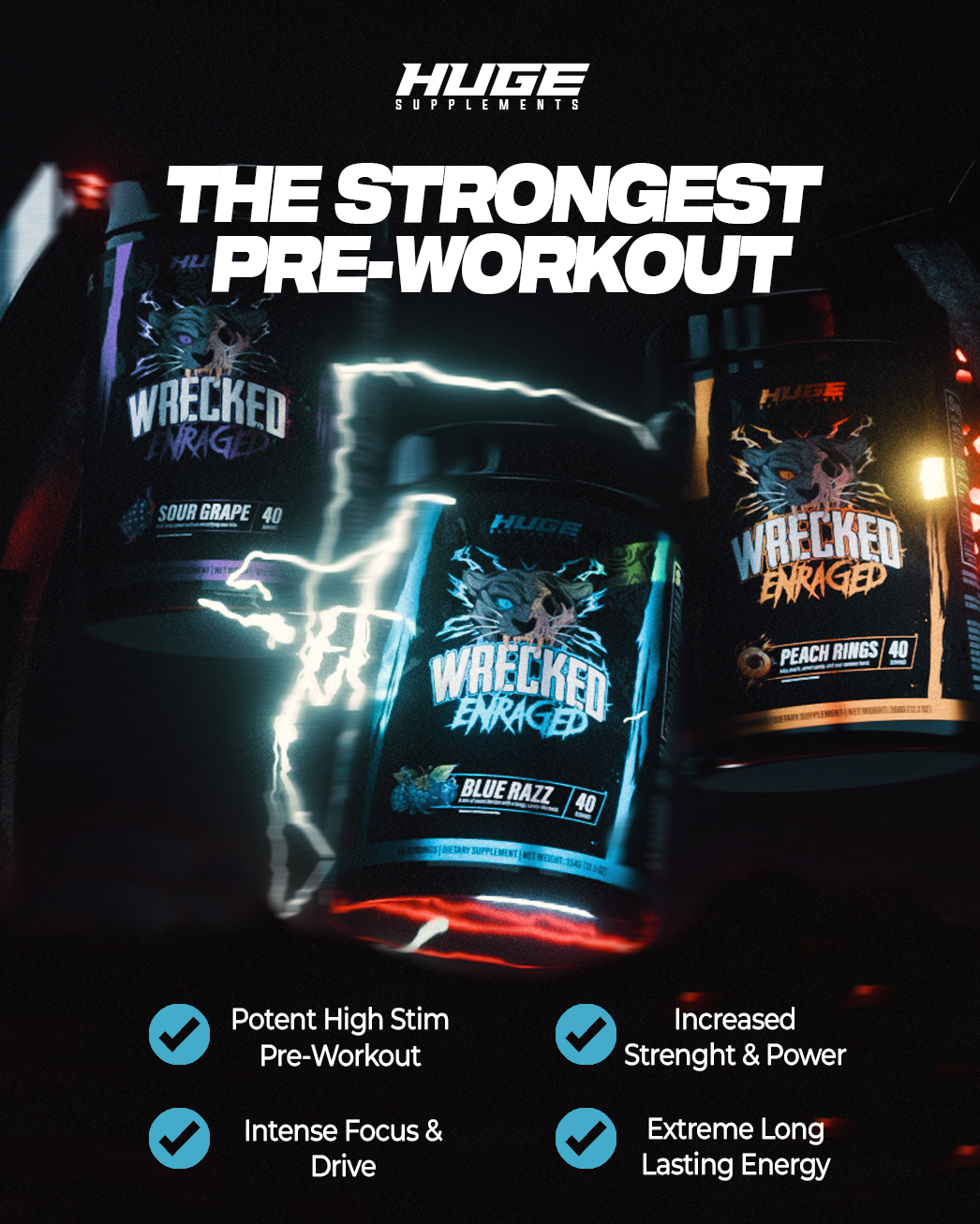 Huge Supplements Facebook ad