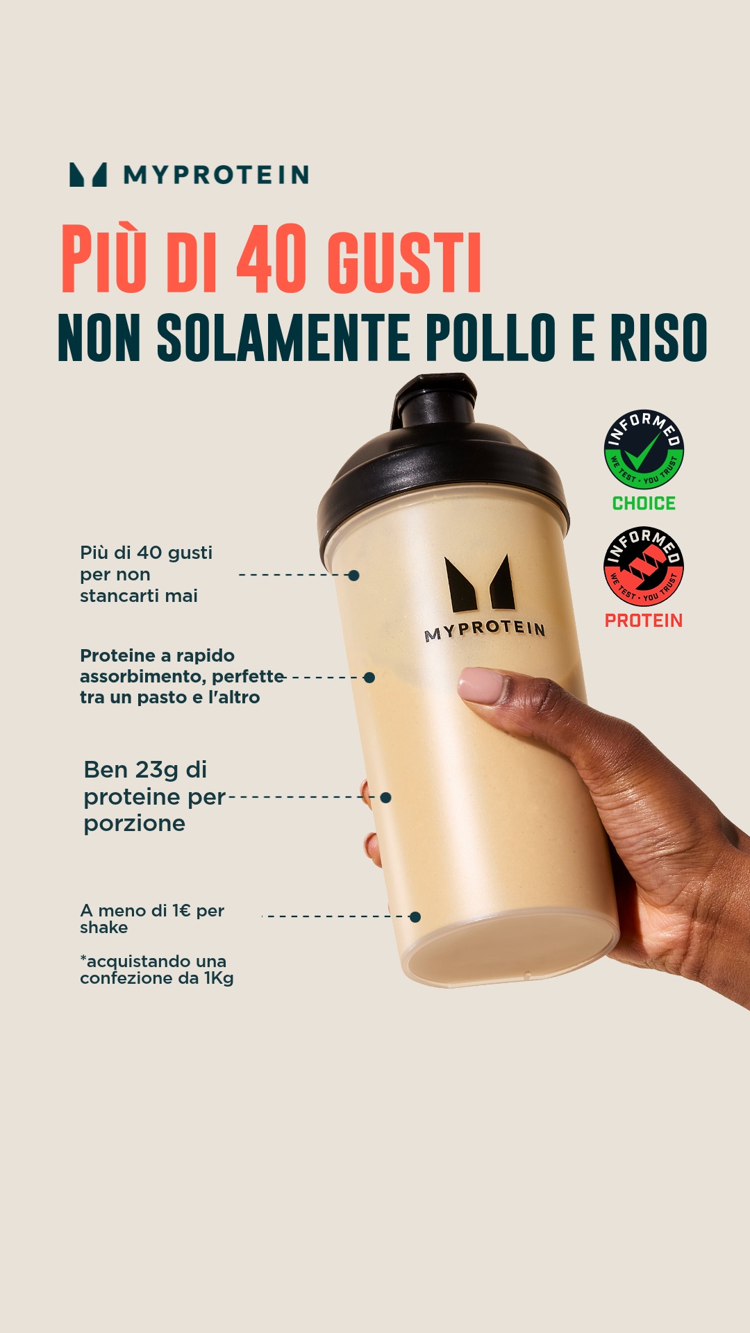 Myprotein Facebook ad