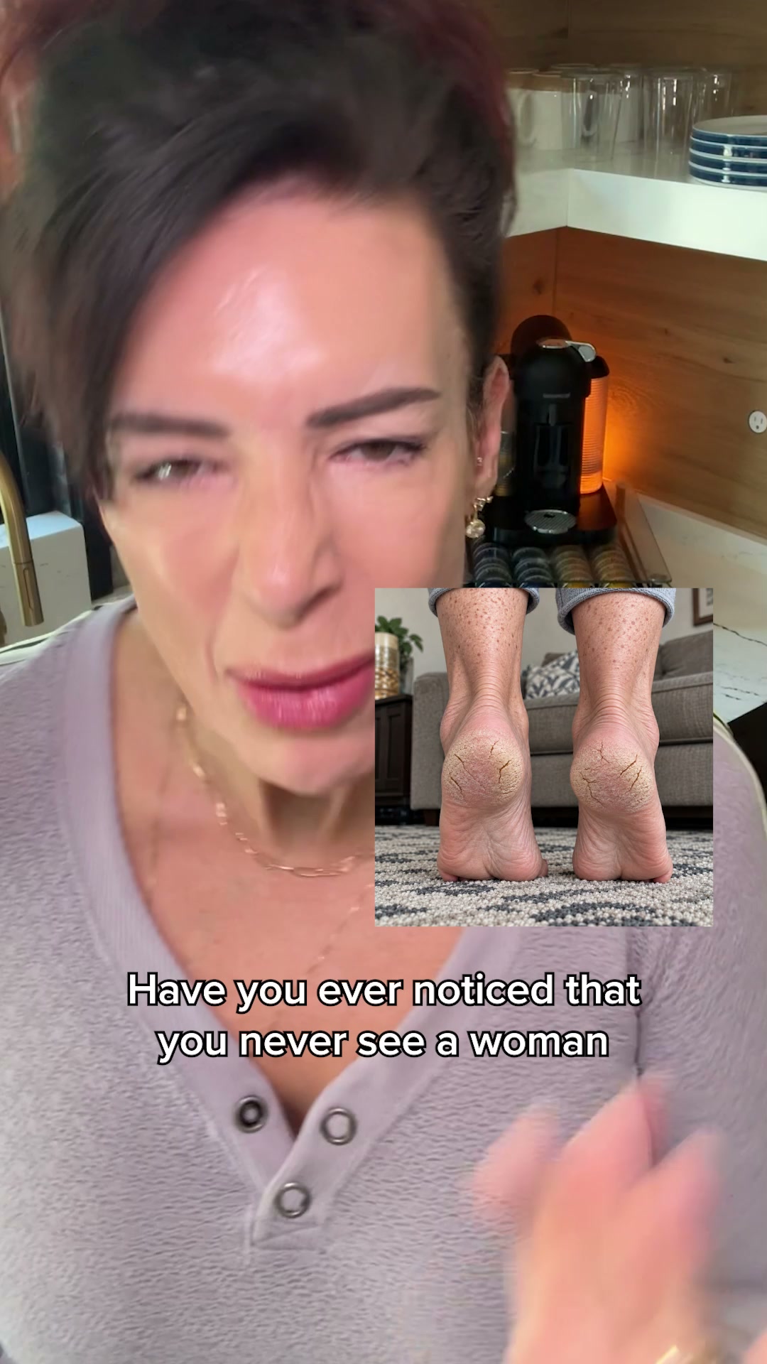 Nuvé Facebook ad: Baby soft feet in 5 minutes flat