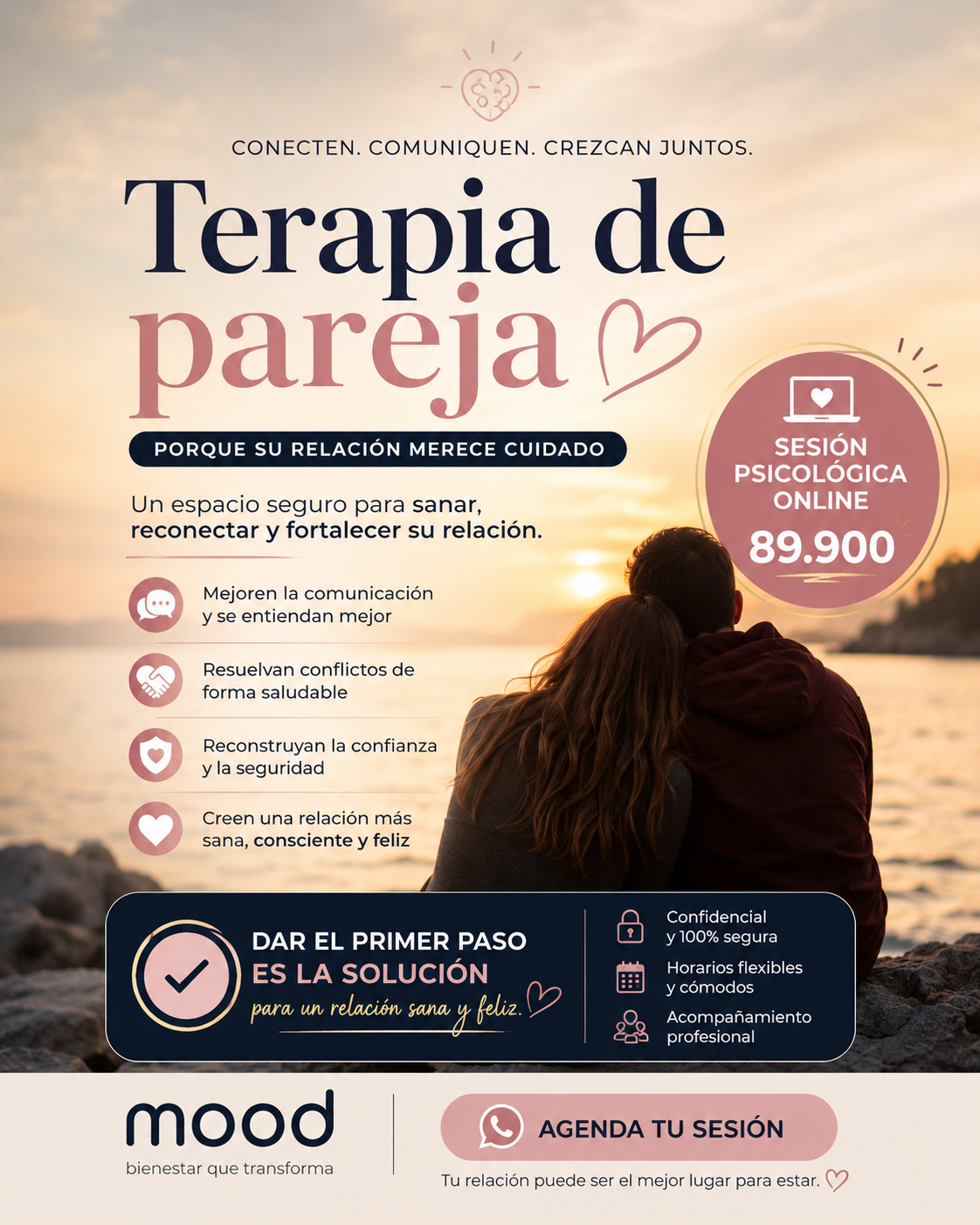 Tu mente tu historia Facebook ad: Tu bienestar emocional empieza aquí