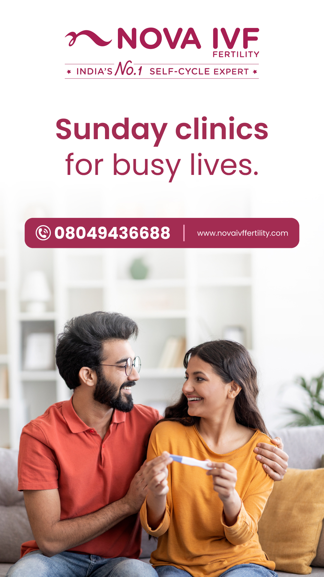 Nova IVF Fertility Facebook ad