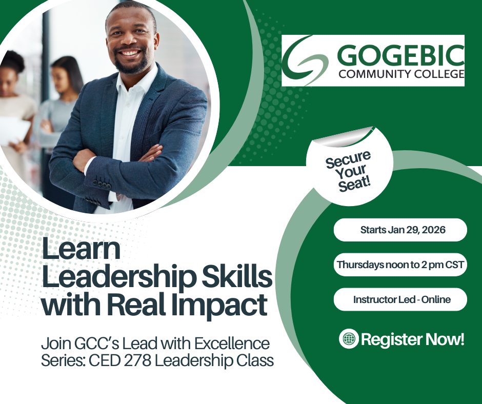 GCC Community Education Facebook ad: Gogebic Community College - Workforce Development