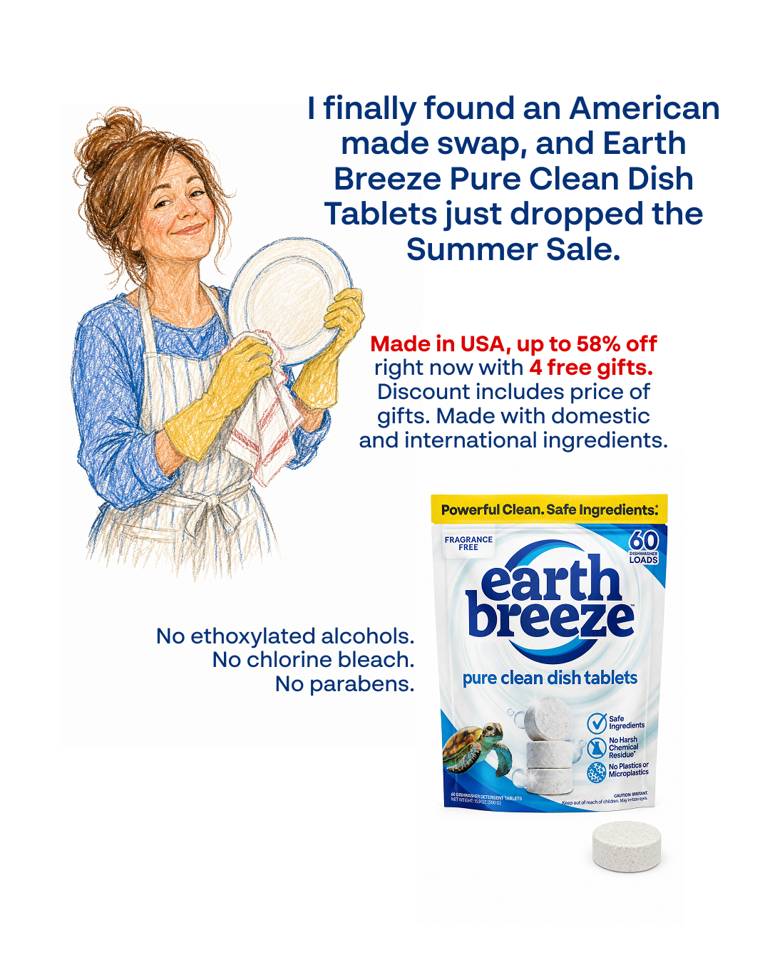 Earth Breeze Facebook ad