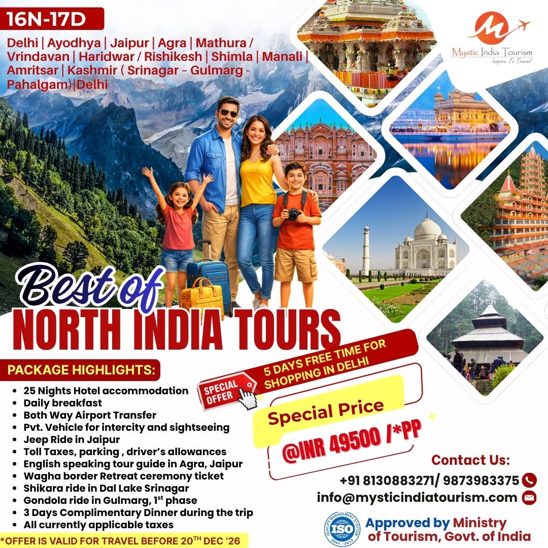Mystic India Tourism Facebook ad