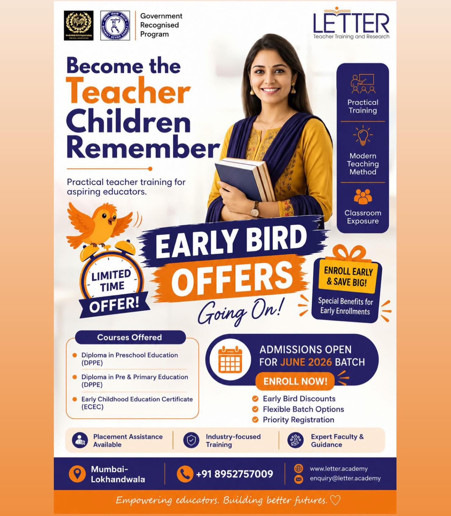 letteracademy.lokhandwala Facebook ad