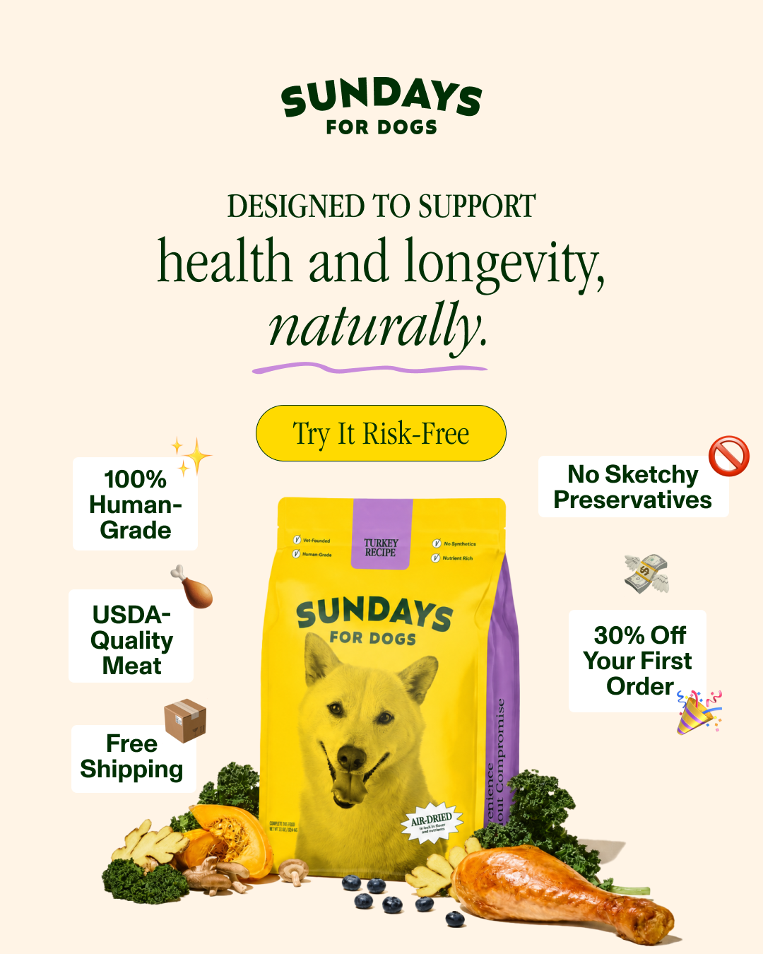 Sundays Facebook ad