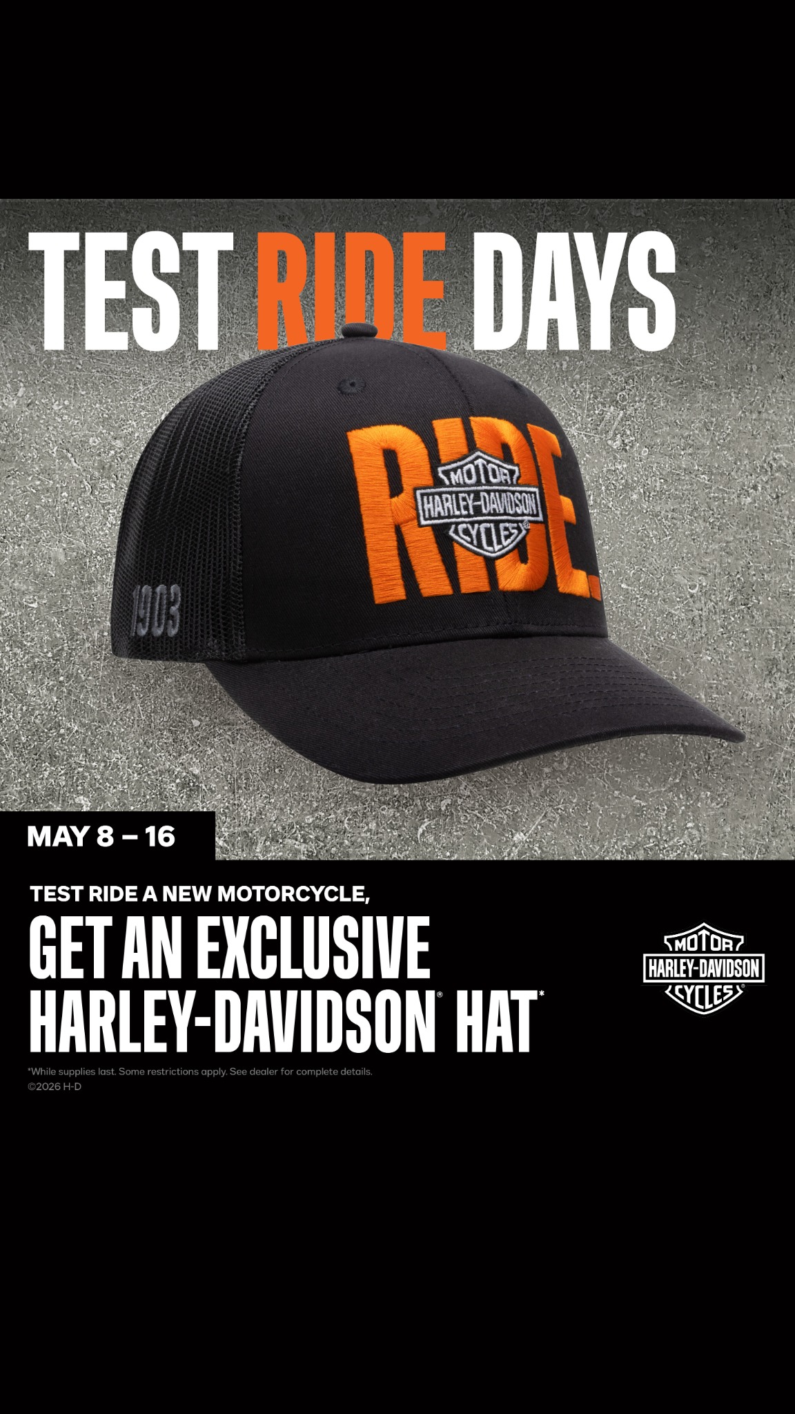 Harley-Davidson Facebook ad
