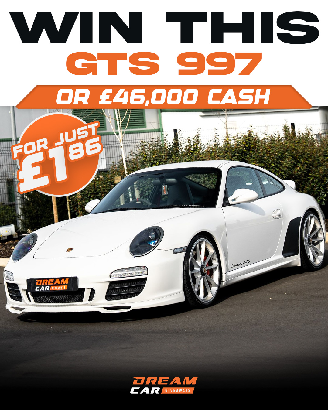 Dream Car Giveaways Facebook ad
