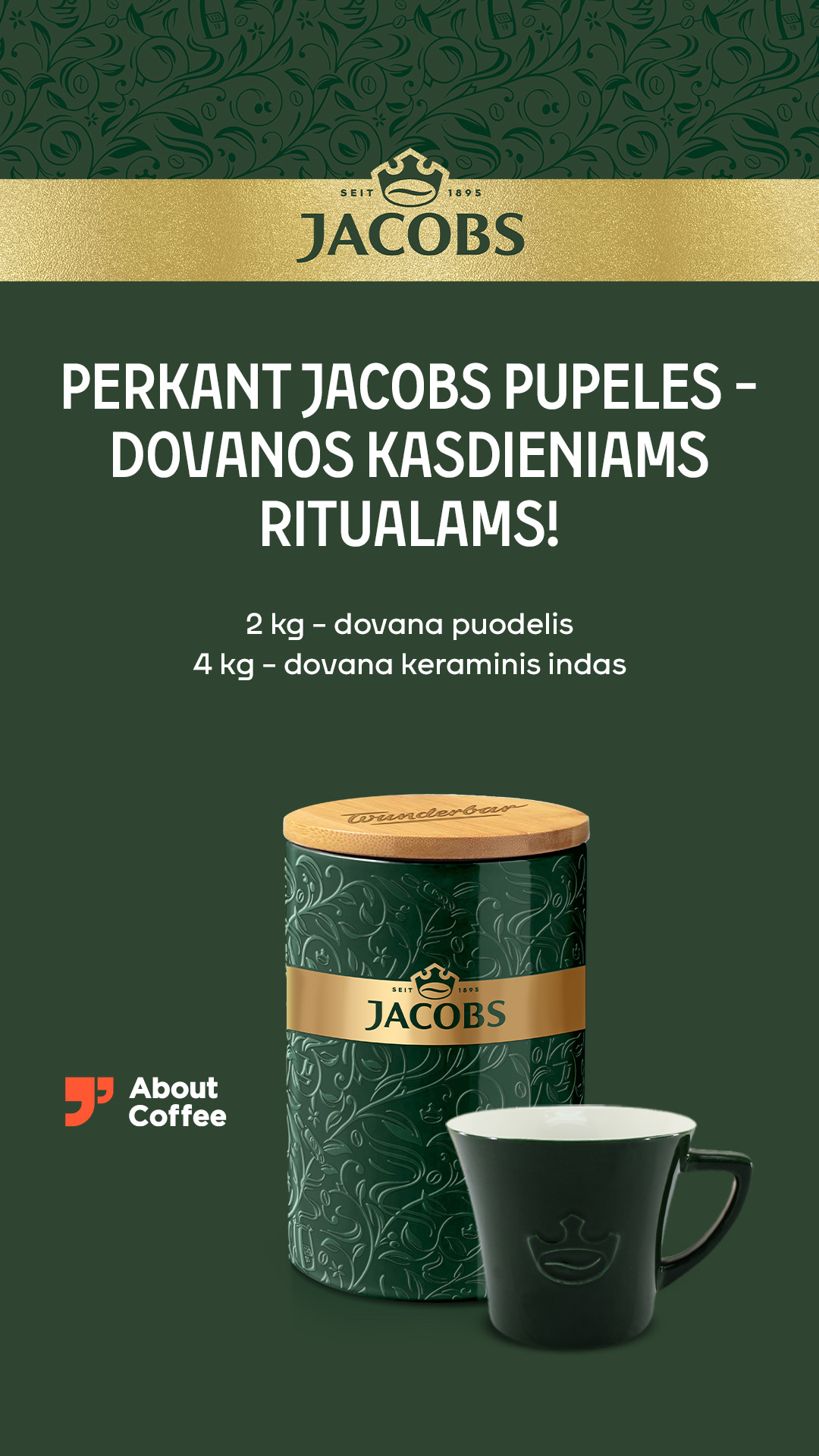 About Coffee Facebook ad