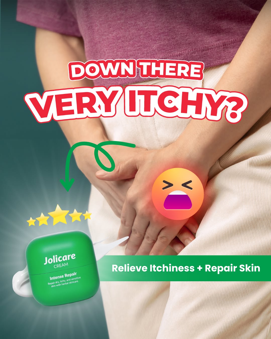 Jolicare - Repair Dry, Itchy & Sensitive Skin Facebook ad