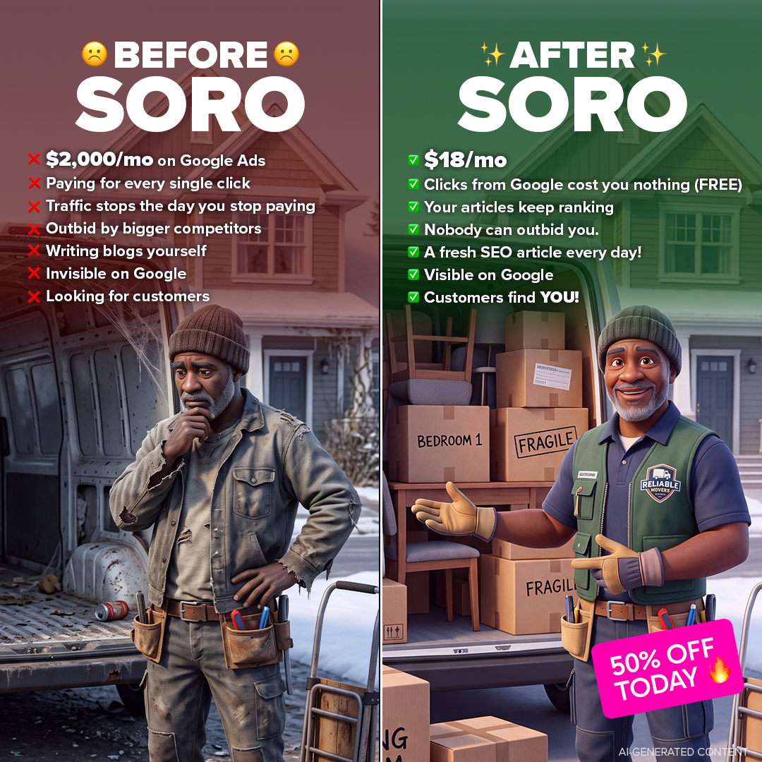 Soro SEO Facebook ad: Rank #1 on Google