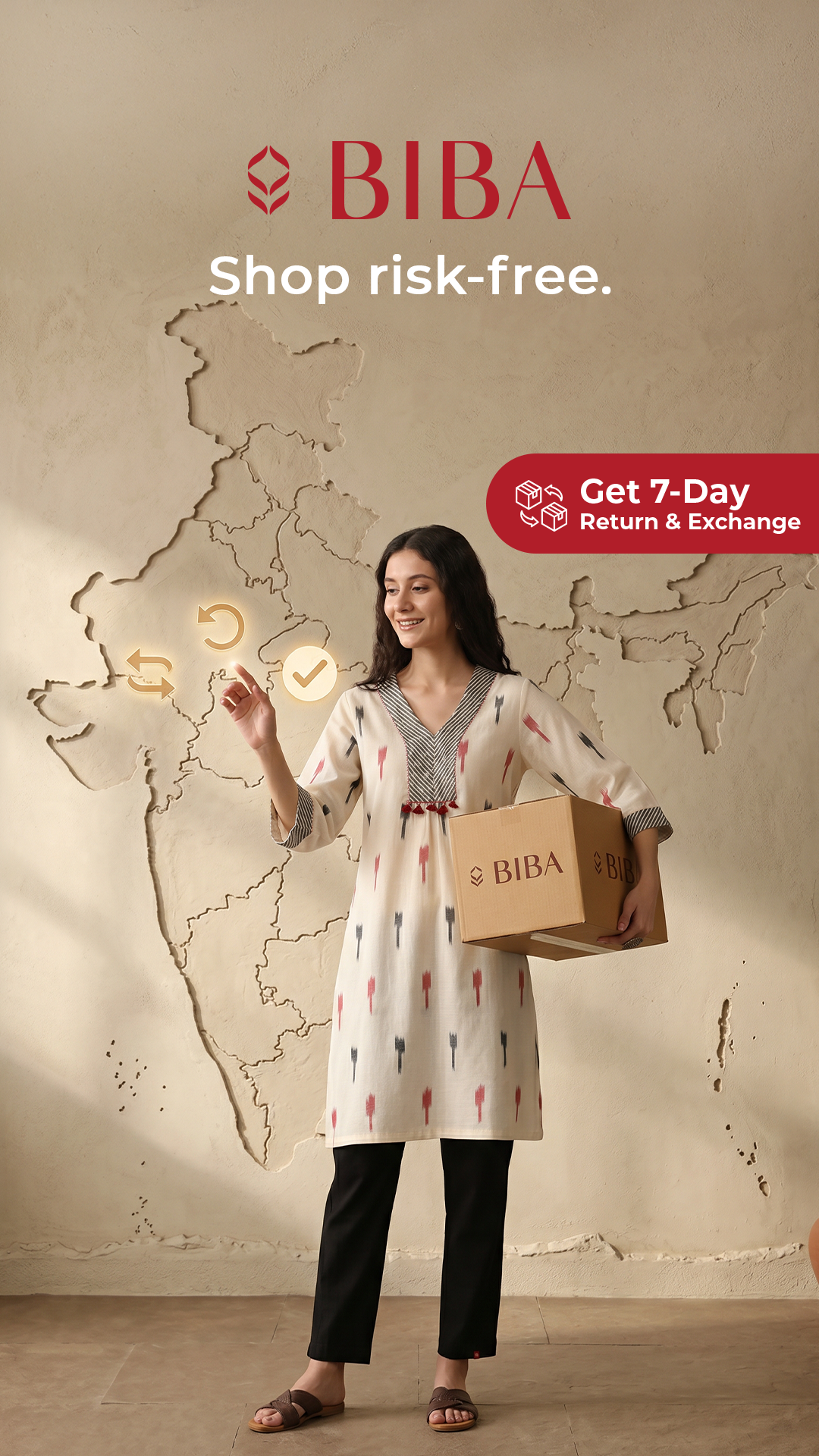 BIBA Facebook ad