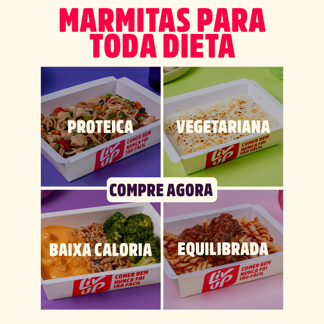 Liv Up Facebook ad: Kits de 20 marmitas com desconto!
