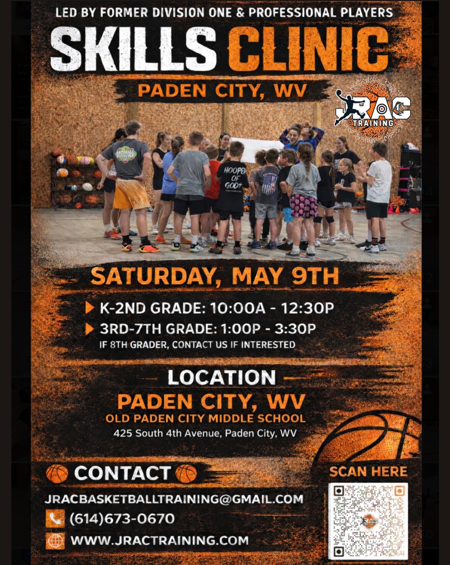 JRAC Basketball Training Facebook ad: Upcoming Events | JRAC Training LLC