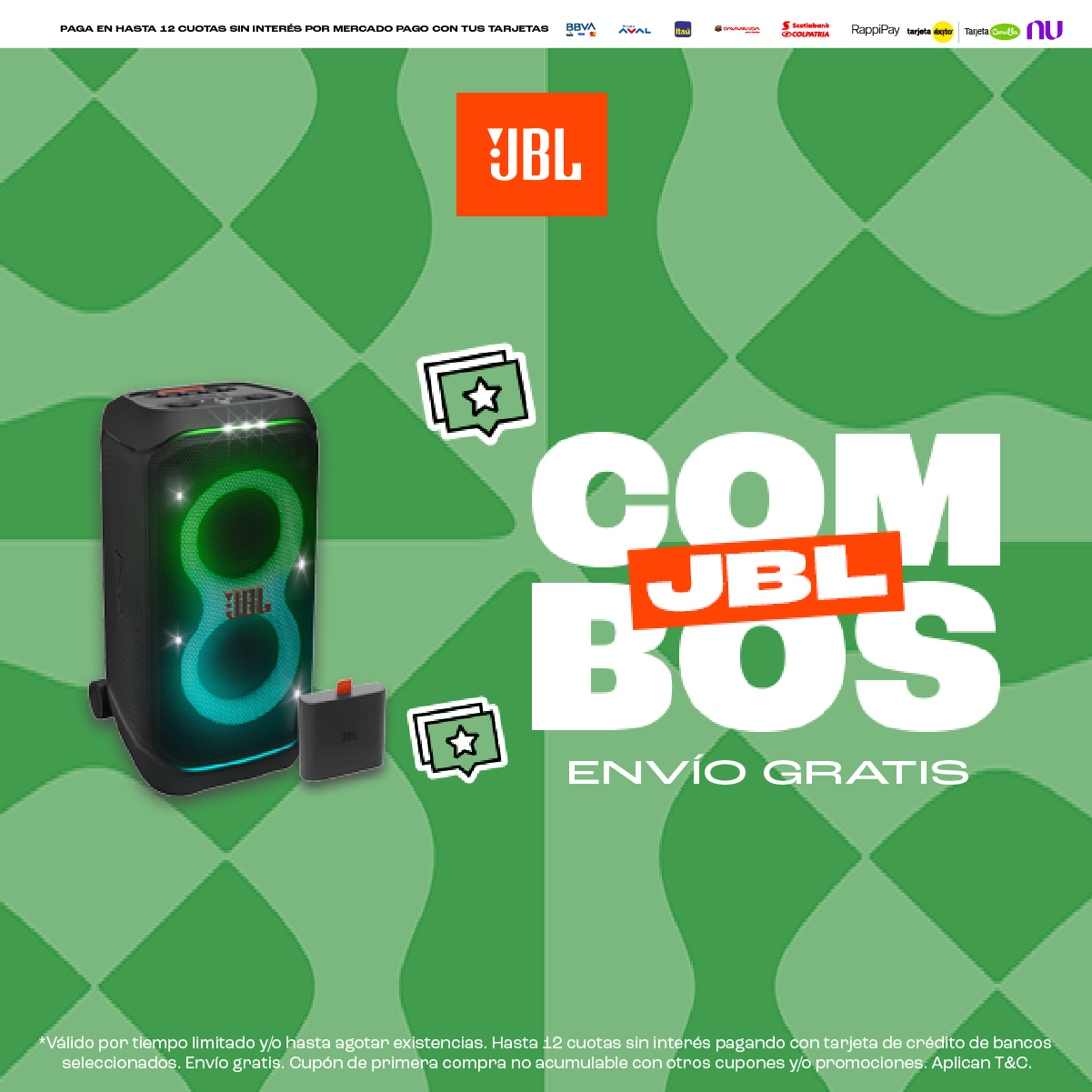 JBL Colombia Facebook ad: Combos JBL