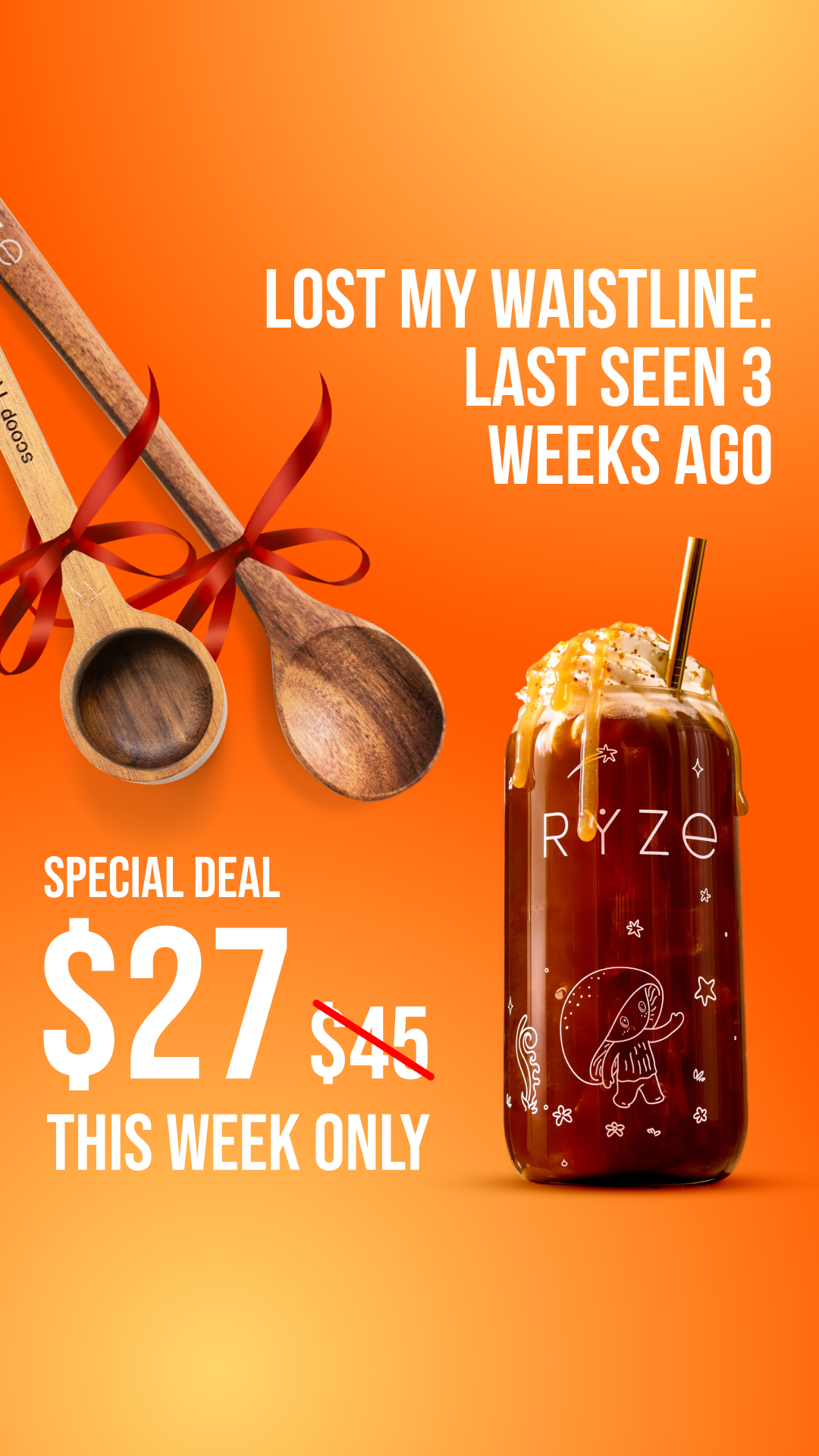 RYZE Superfoods Facebook ad