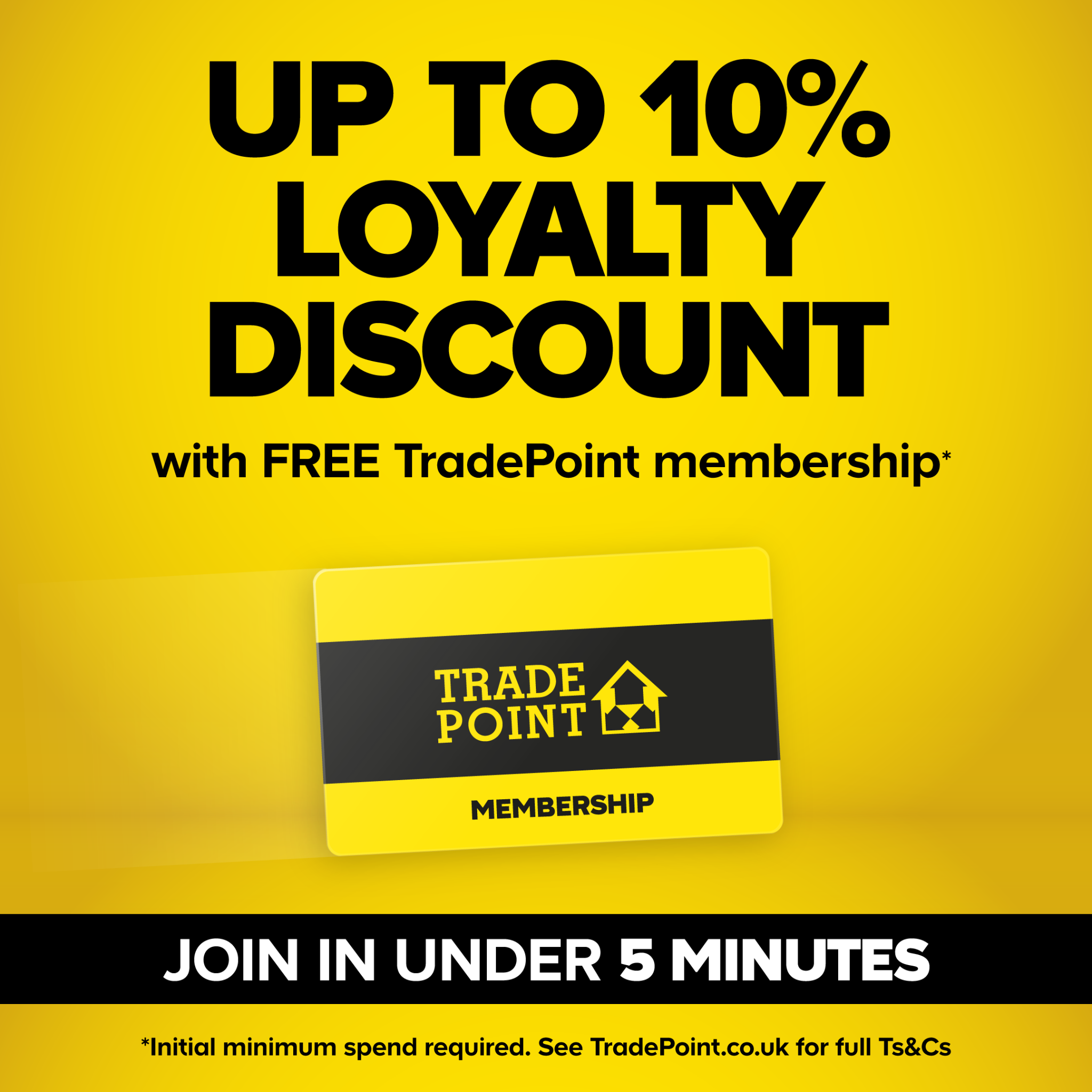 TradePoint Facebook ad: Get more, save more