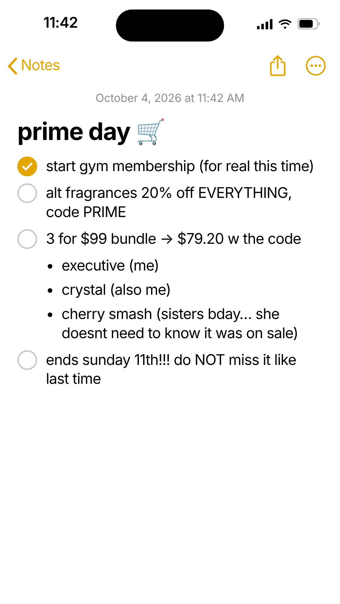 ALT. Fragrances Facebook ad: Prime Day Sale: 20% OFF ALT Fragrances