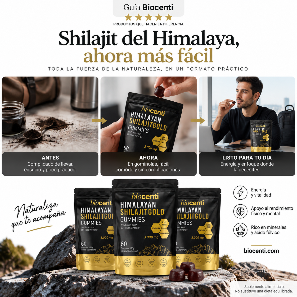 Biocenti Facebook ad: Ritual simple de energía