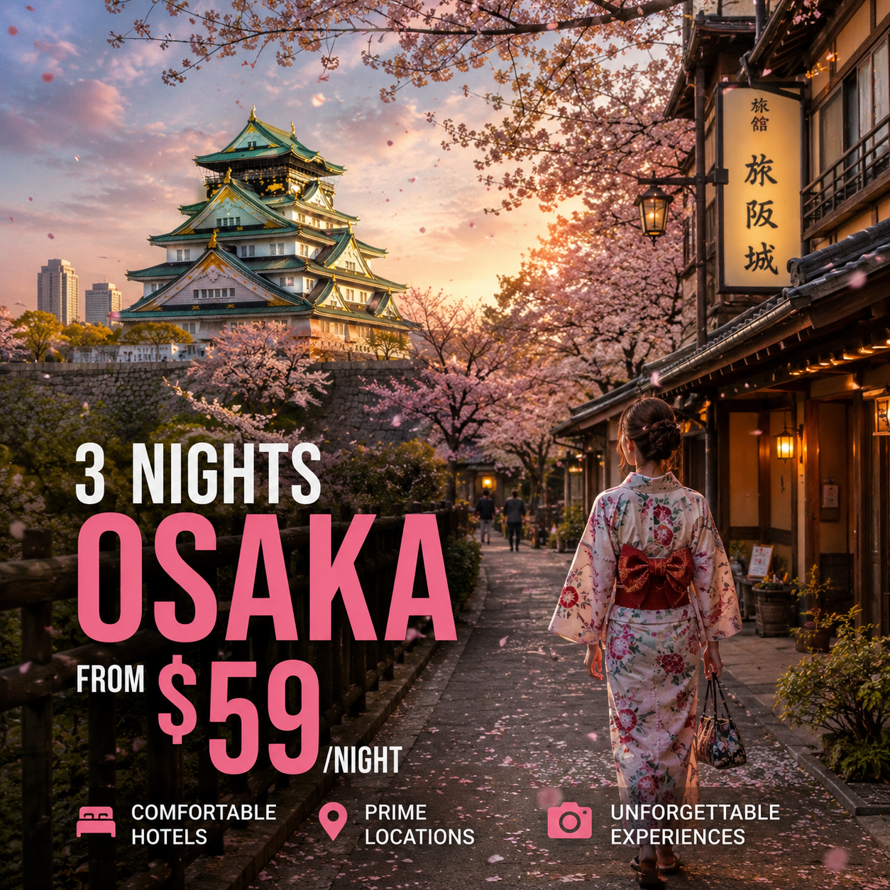Travel Vibes Facebook ad