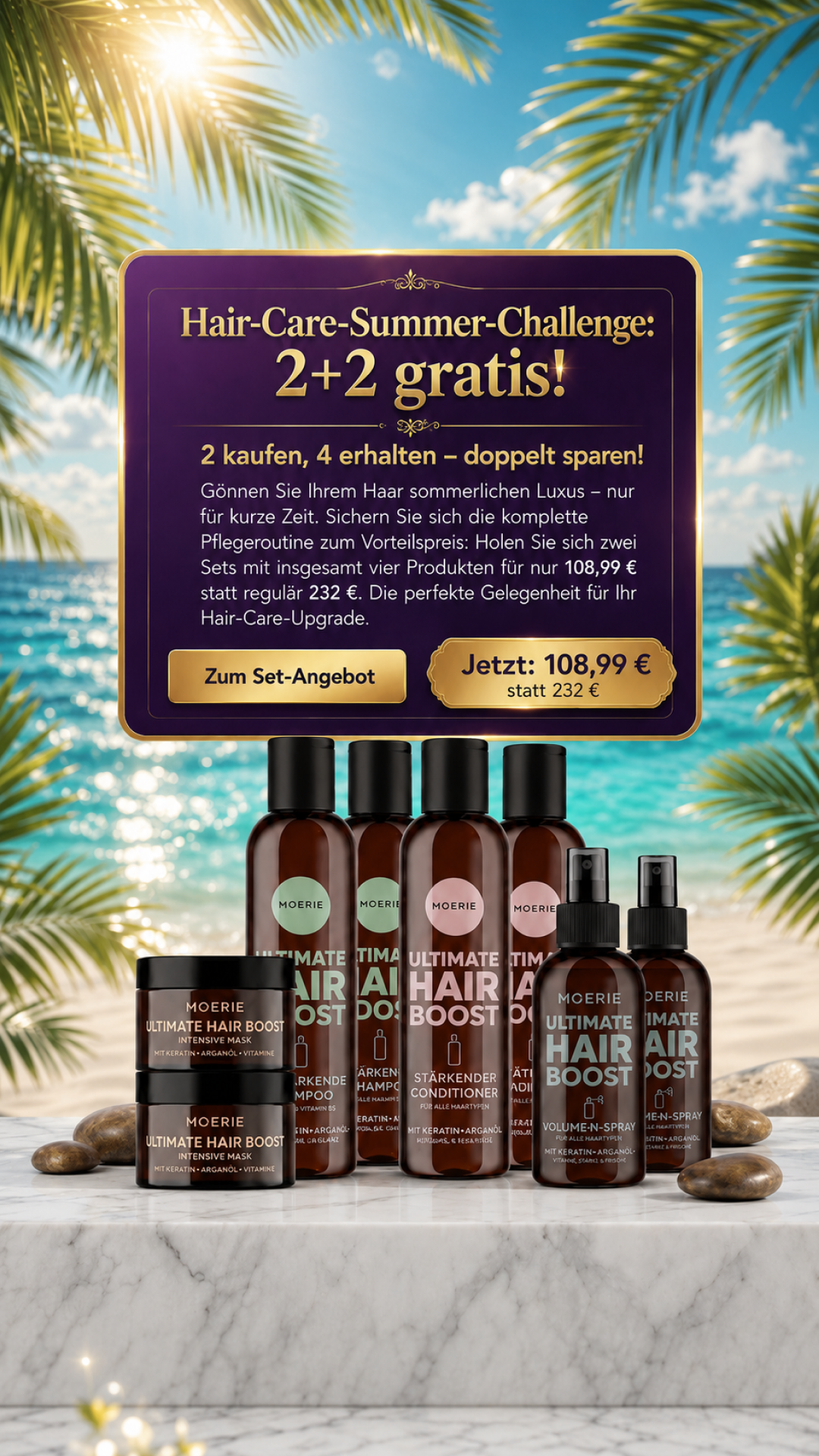 Moérie Beauty Facebook ad