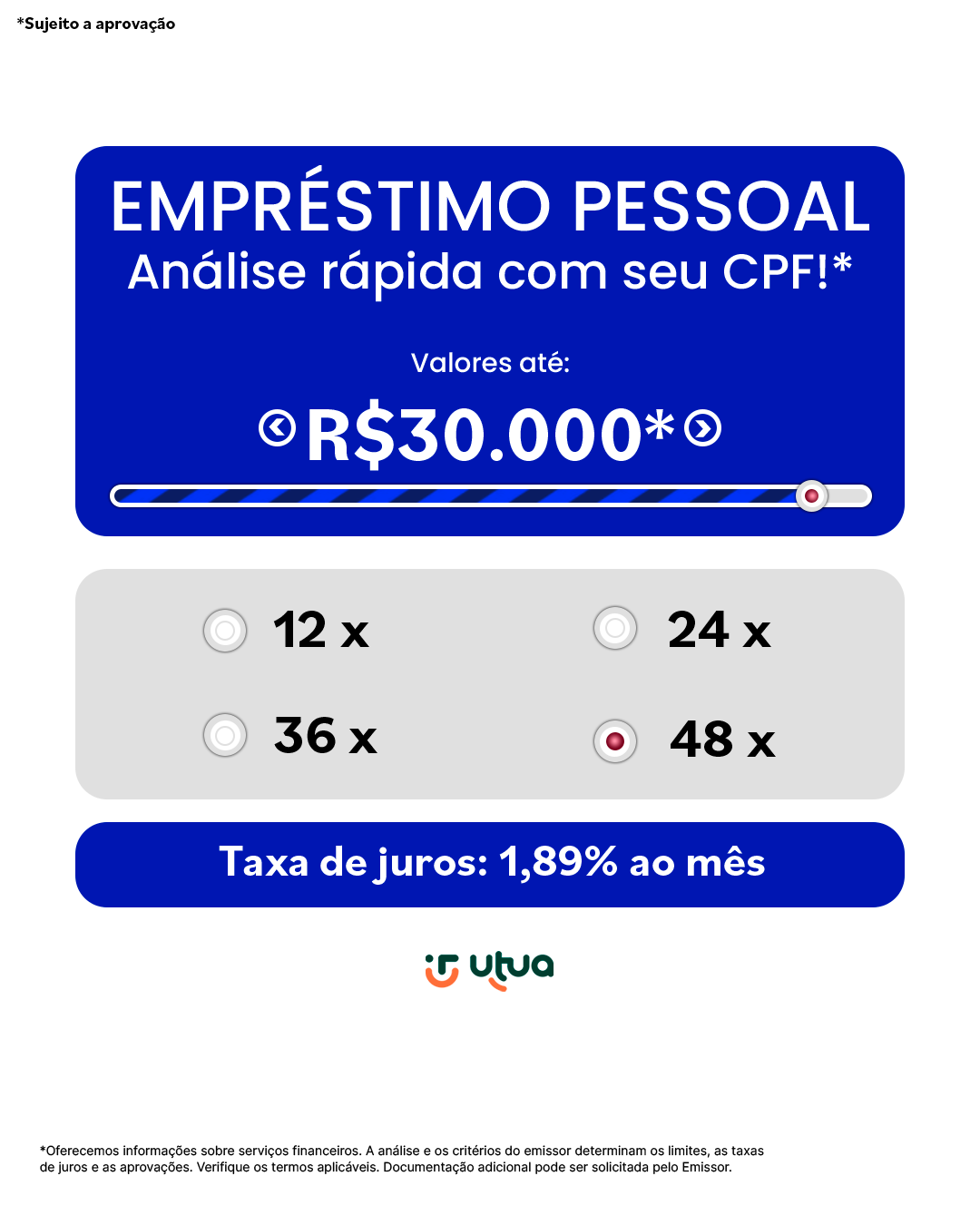 Utua credito Facebook ad